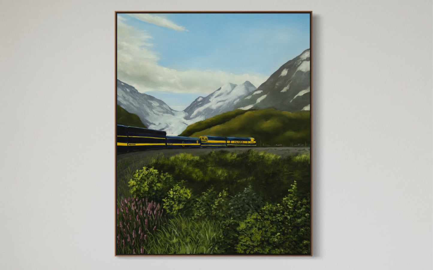 “Glacier Discovery Route” Alaska railroad Fine Art Print