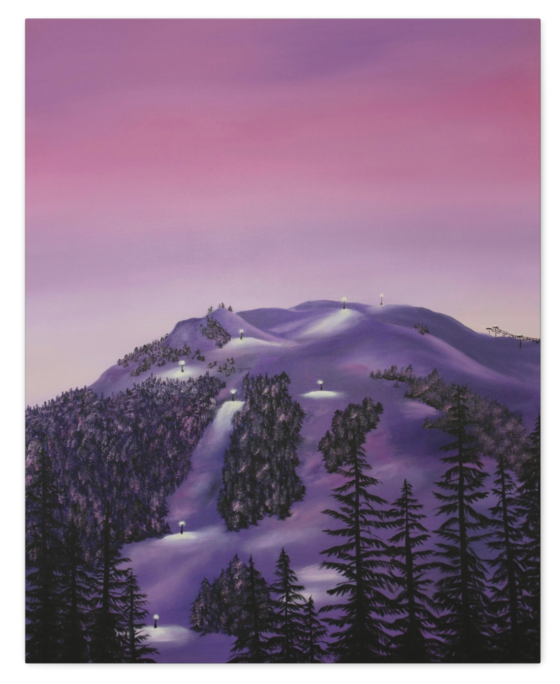 Alyeska Ski Resort Alaska CANVAS PRINT