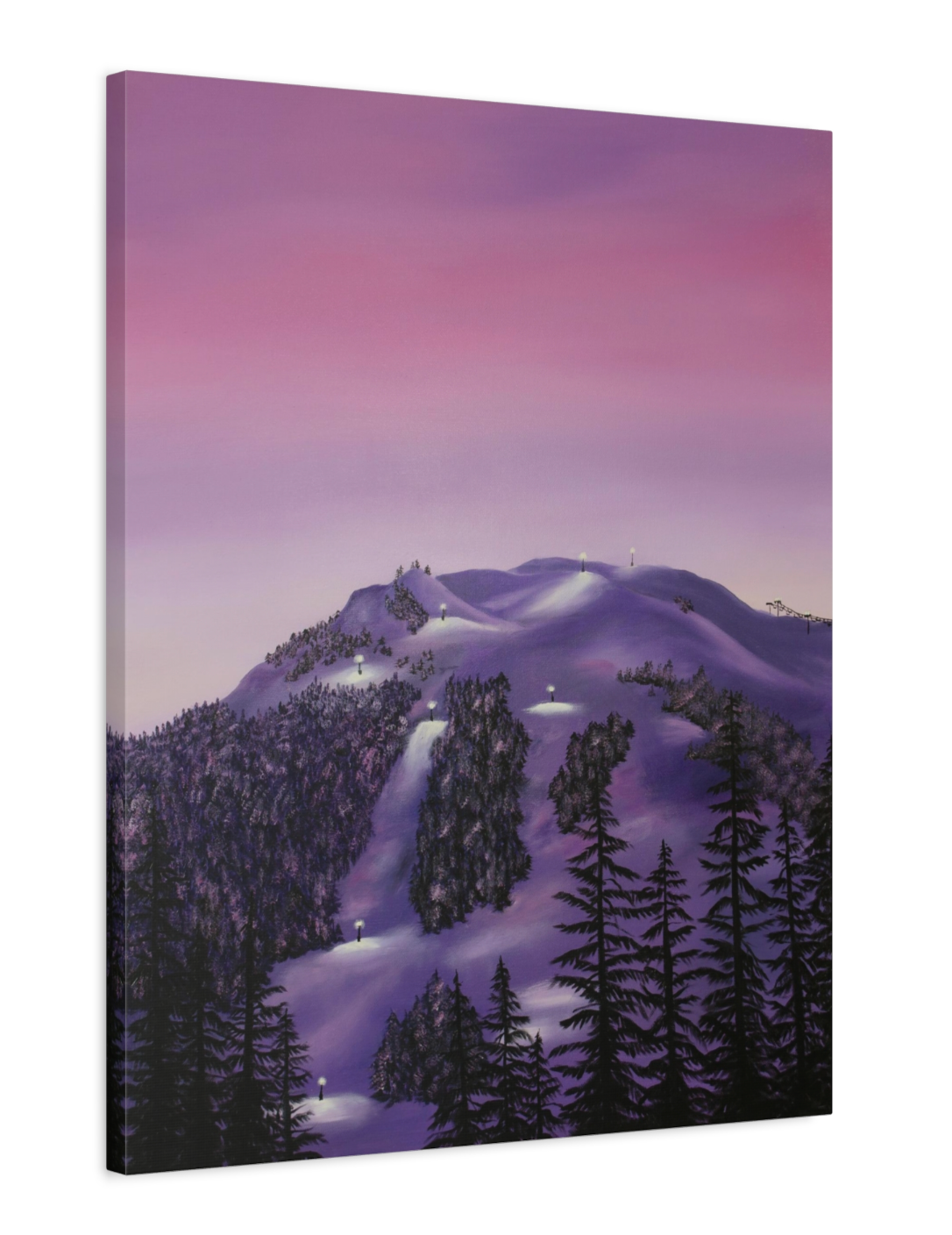 Alyeska Ski Resort Alaska CANVAS PRINT