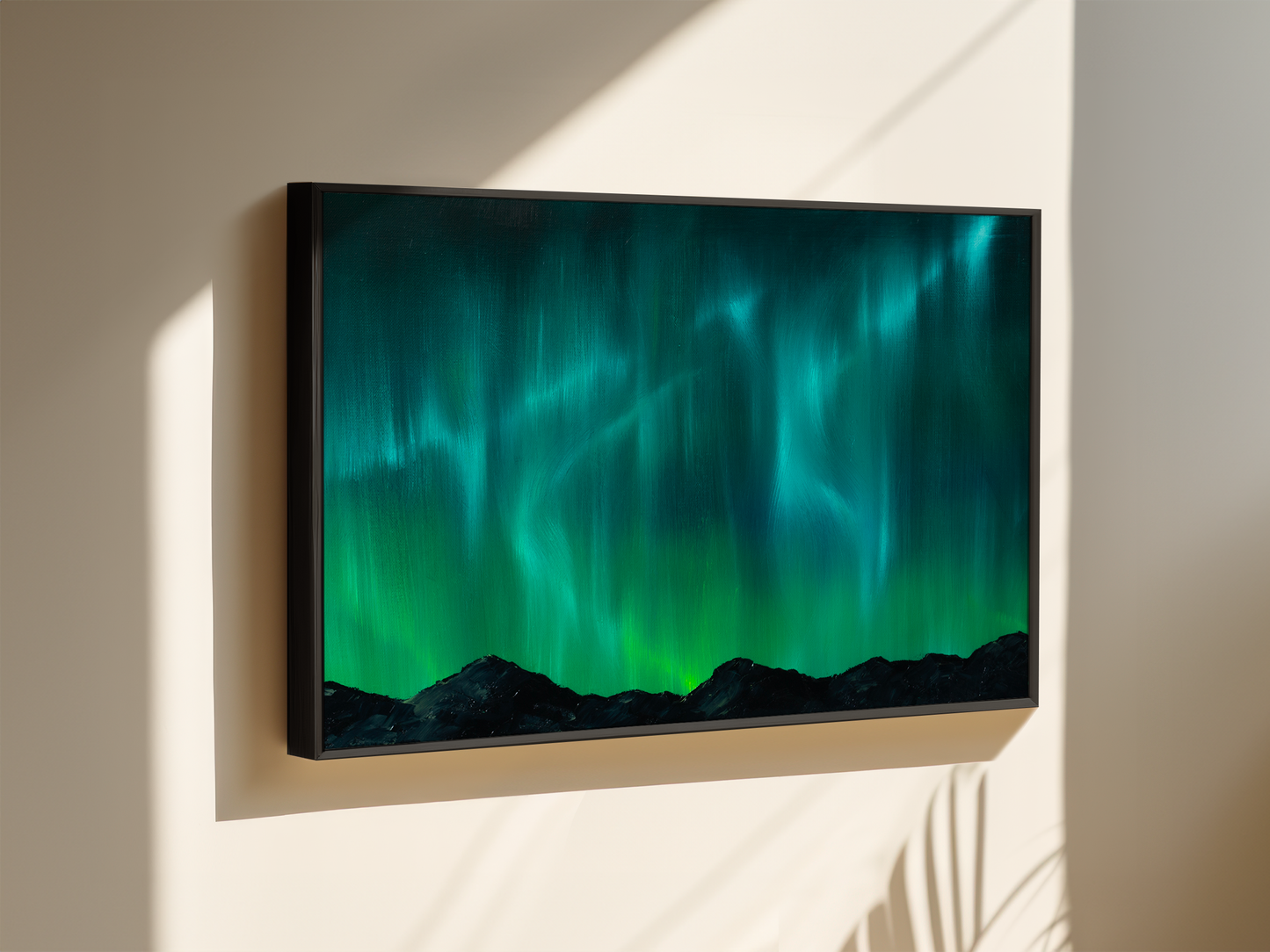 Horizontal Northern Lights CANVAS PRINT