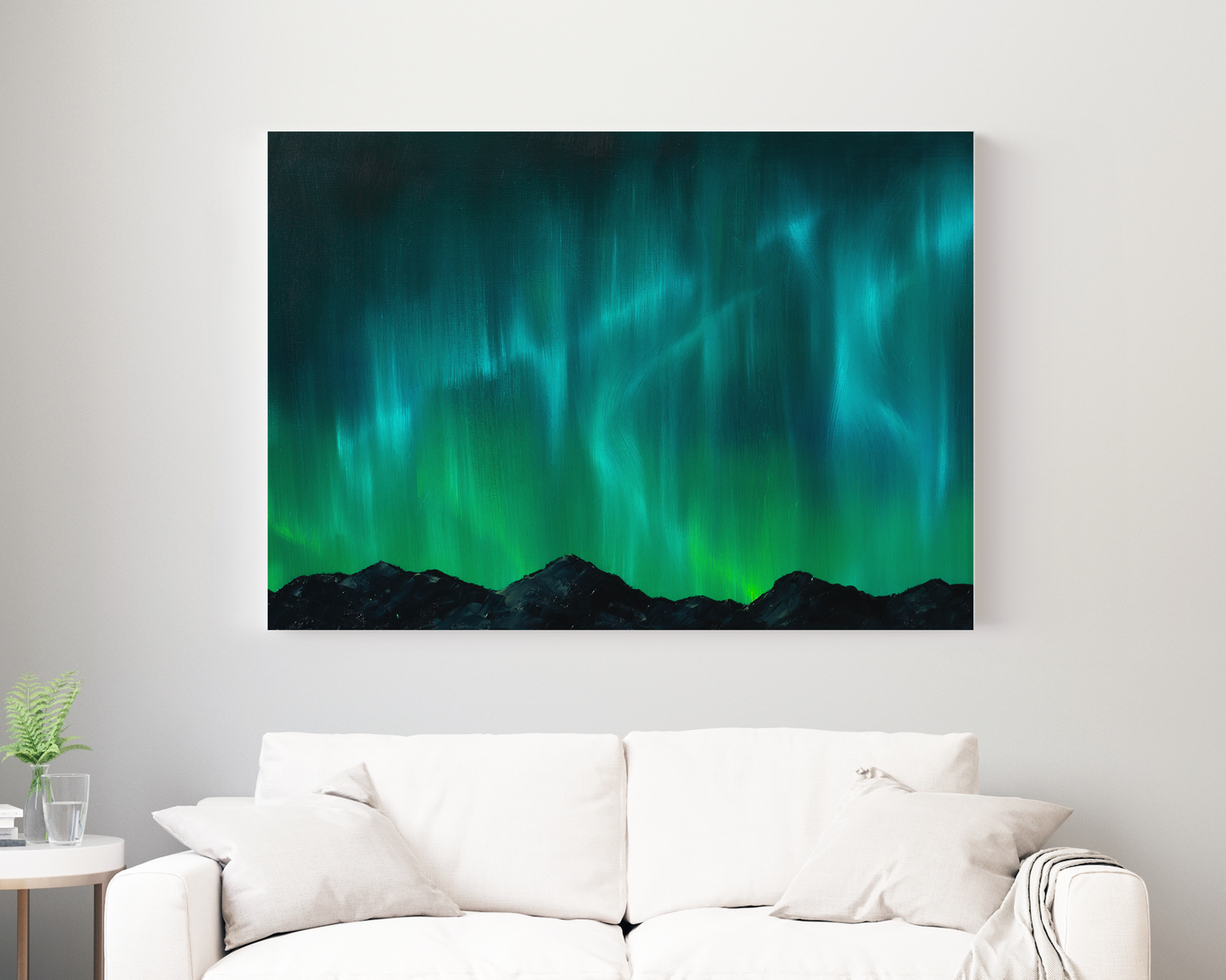 Horizontal Northern Lights CANVAS PRINT