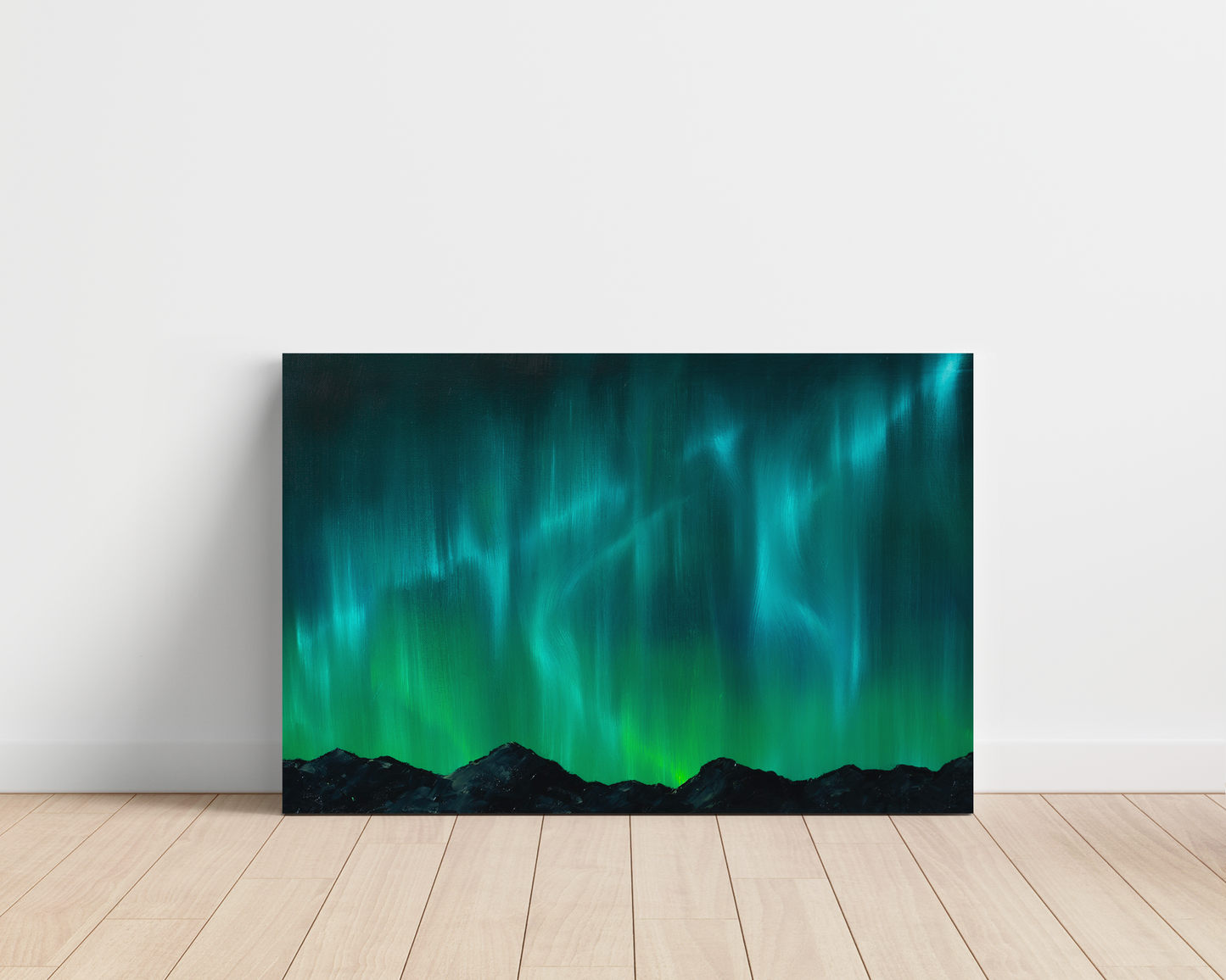 Horizontal Northern Lights CANVAS PRINT