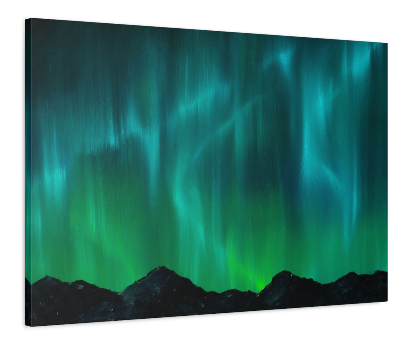 Horizontal Northern Lights CANVAS PRINT