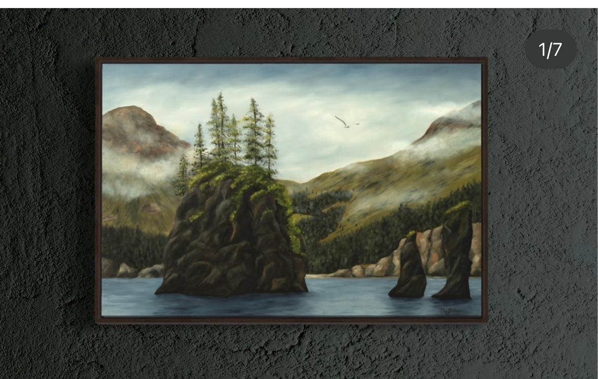 "Kenai Fjords" Original Oil Painting