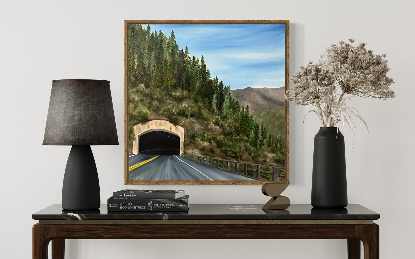 Whittier Tunnel Original Oil Painting