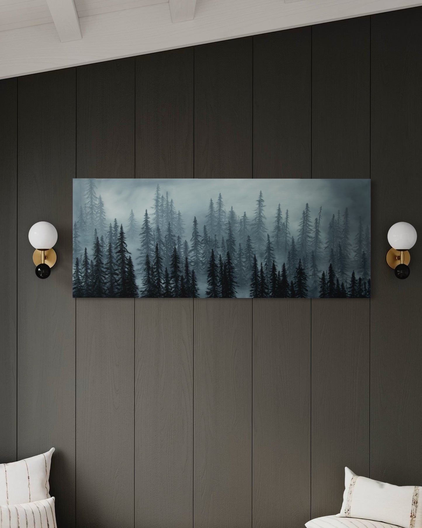 "Sound of Silence" Misty Forest CANVAS PRINT
