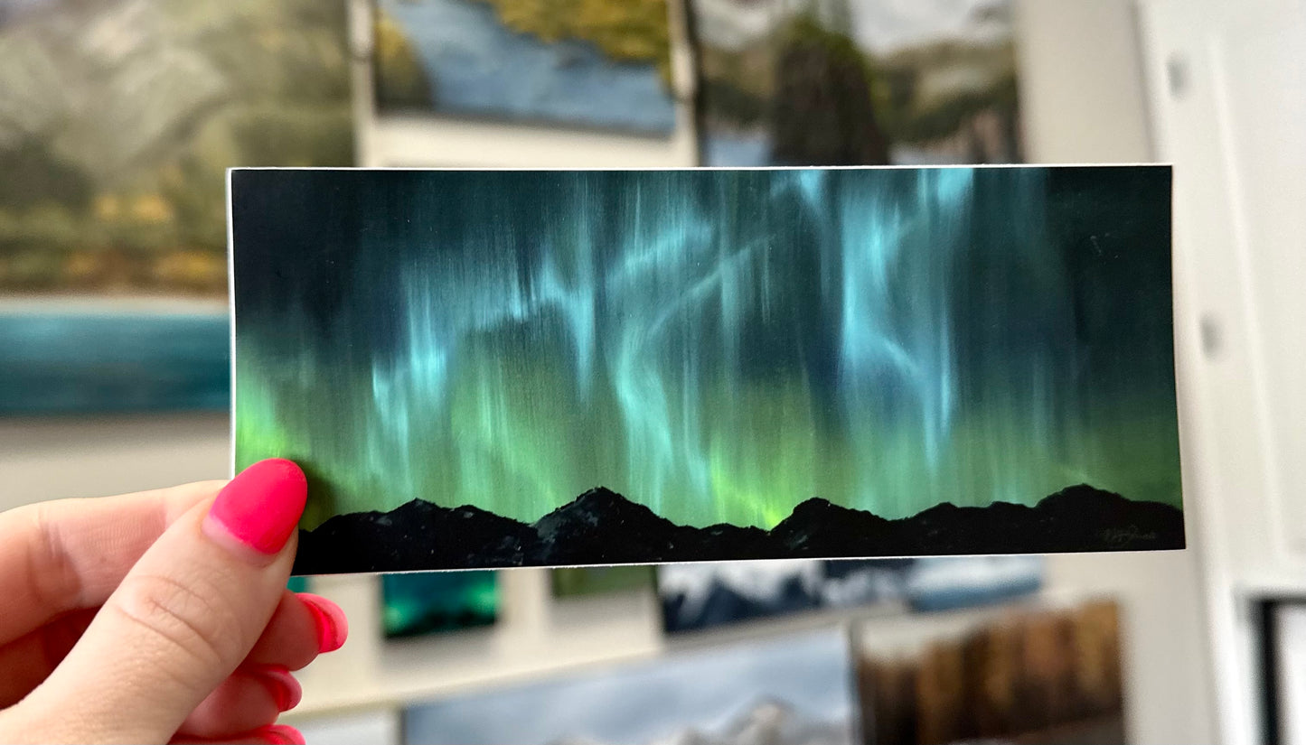 Northern Lights Large Vinyl Sticker