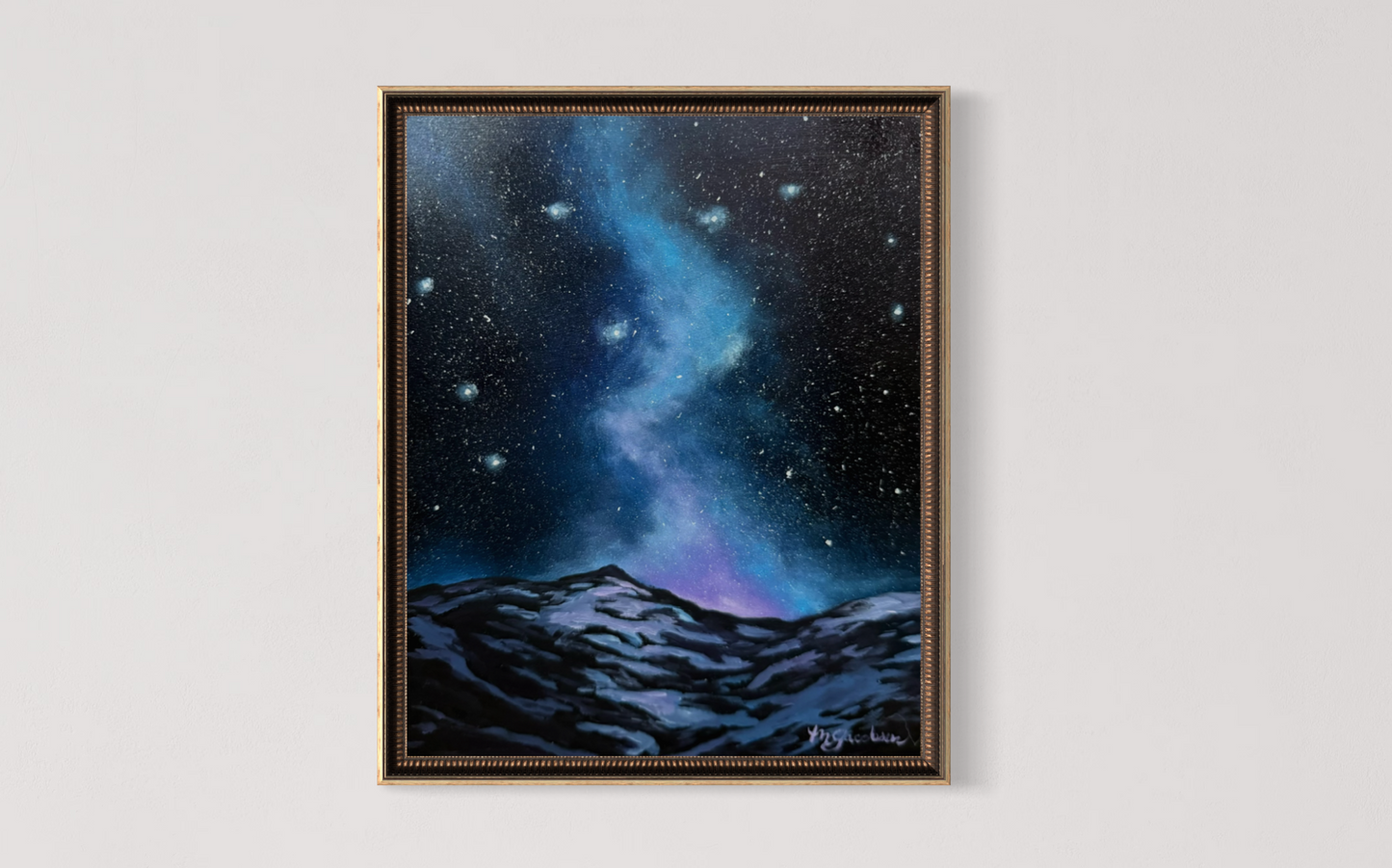 "Cosmic Sky" Original Oil Painting