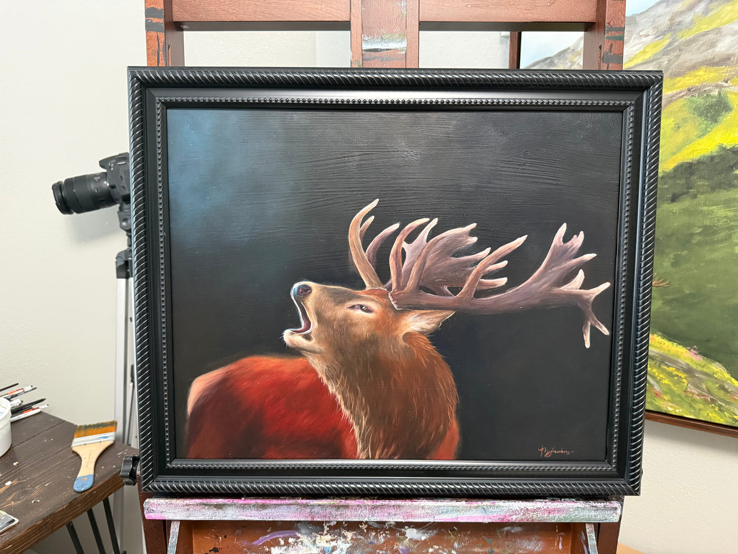The Stag Original Oil Painting