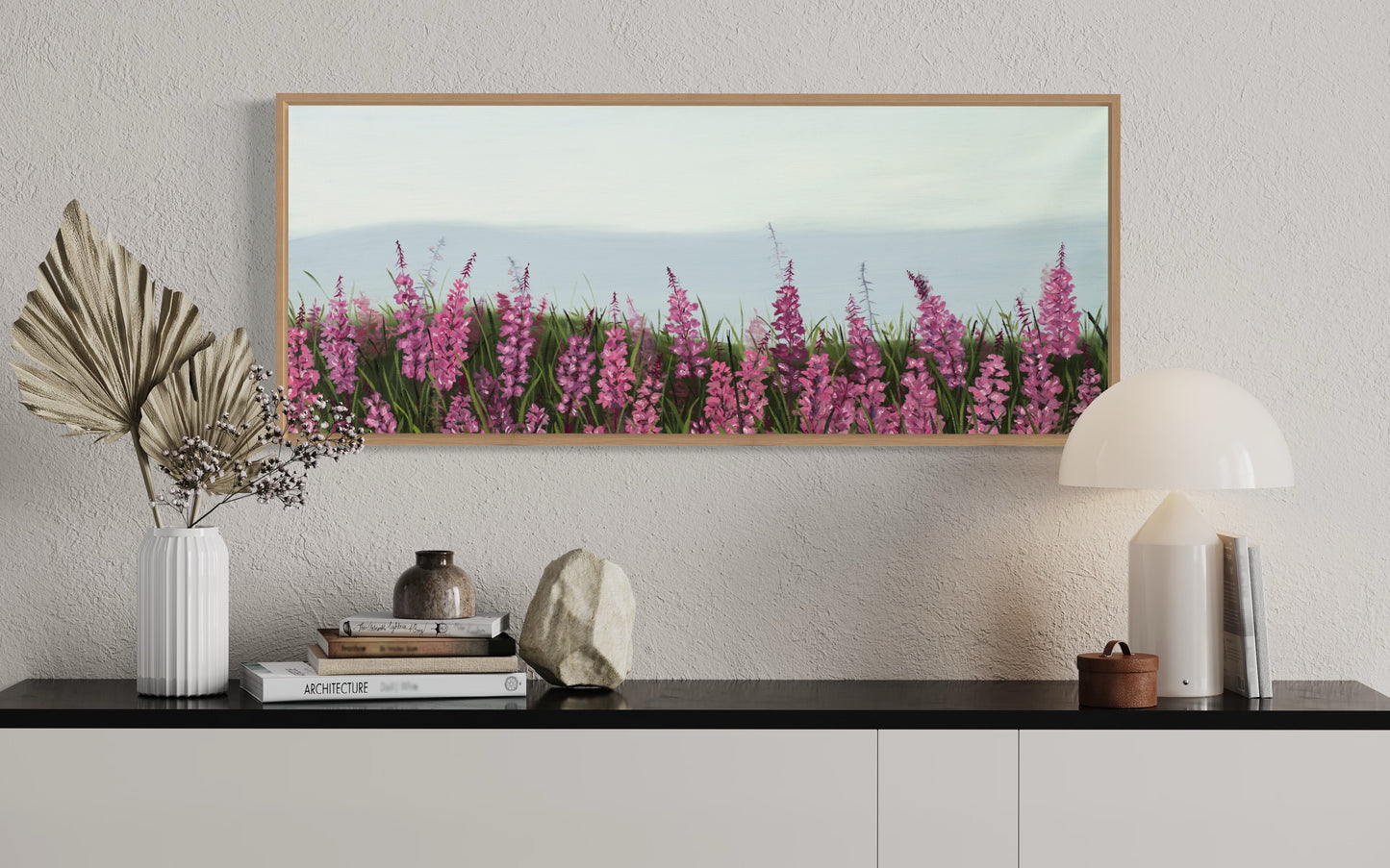 Alaskan Fireweed flowers CANVAS PRINT
