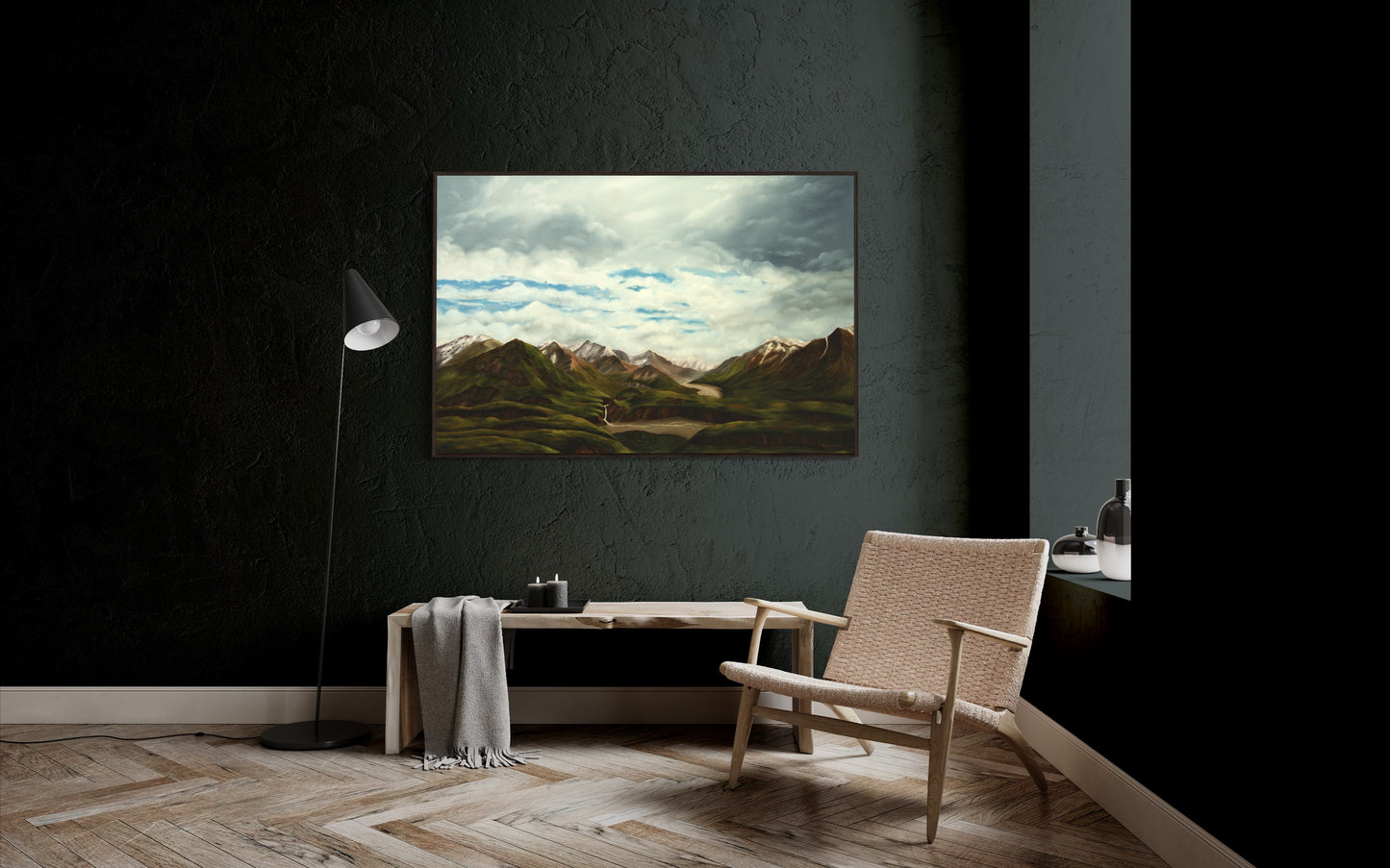 "Distant Solitude" Denali Visitors Center CANVAS PRINT
