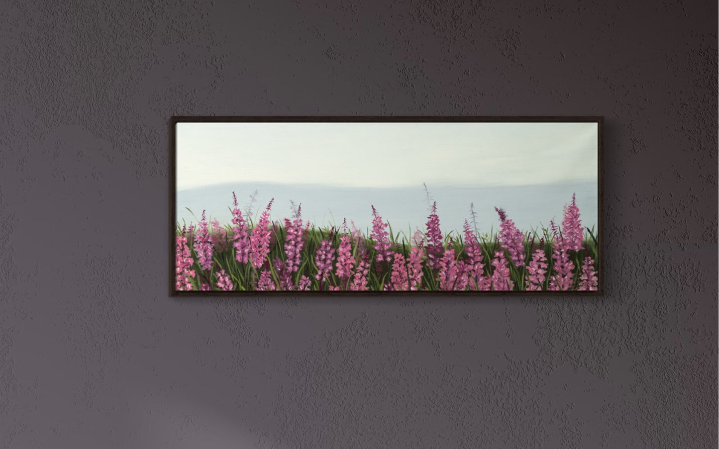 Alaskan Fireweed flowers CANVAS PRINT