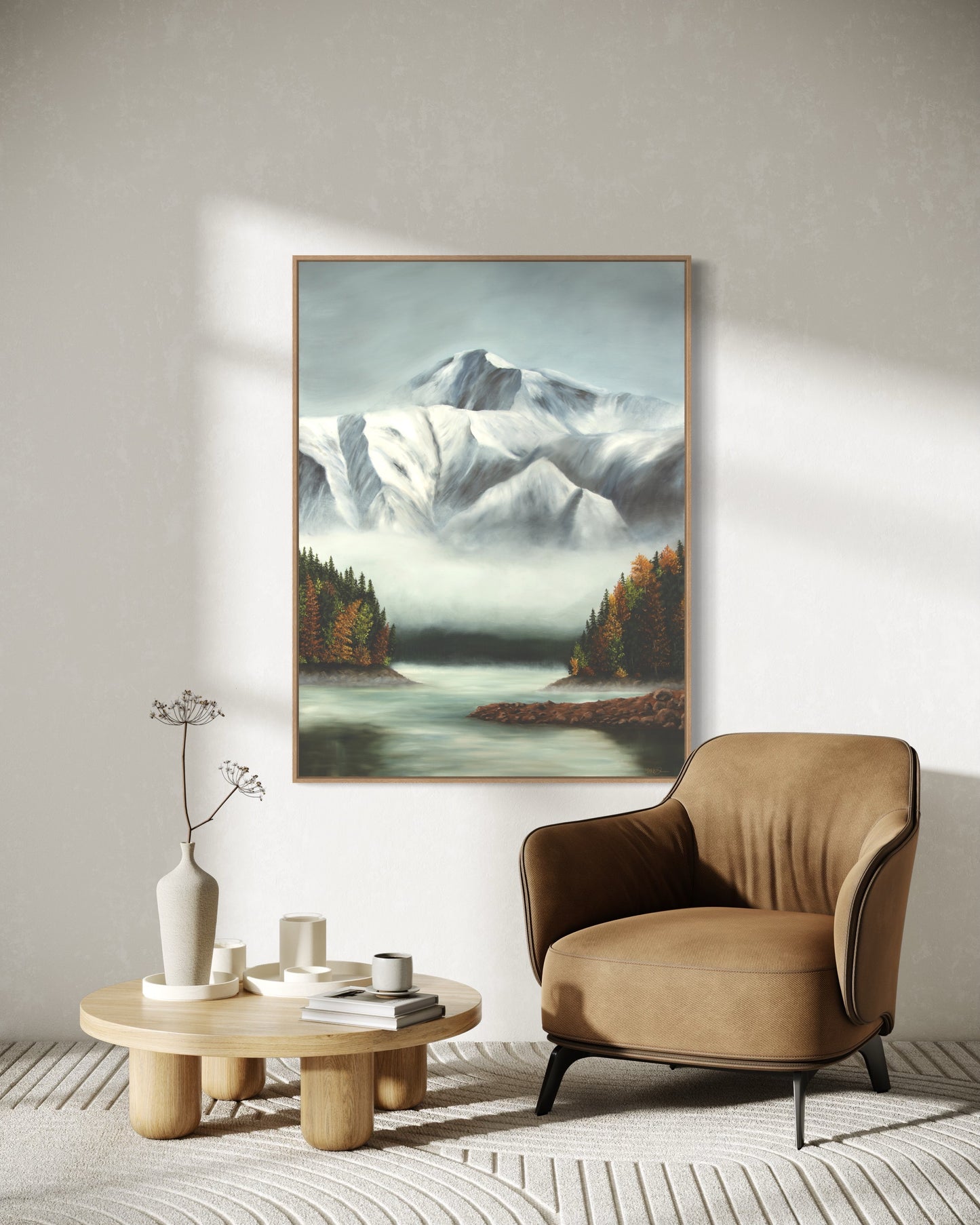 "Lone Mountain" Denali CANVAS PRINT