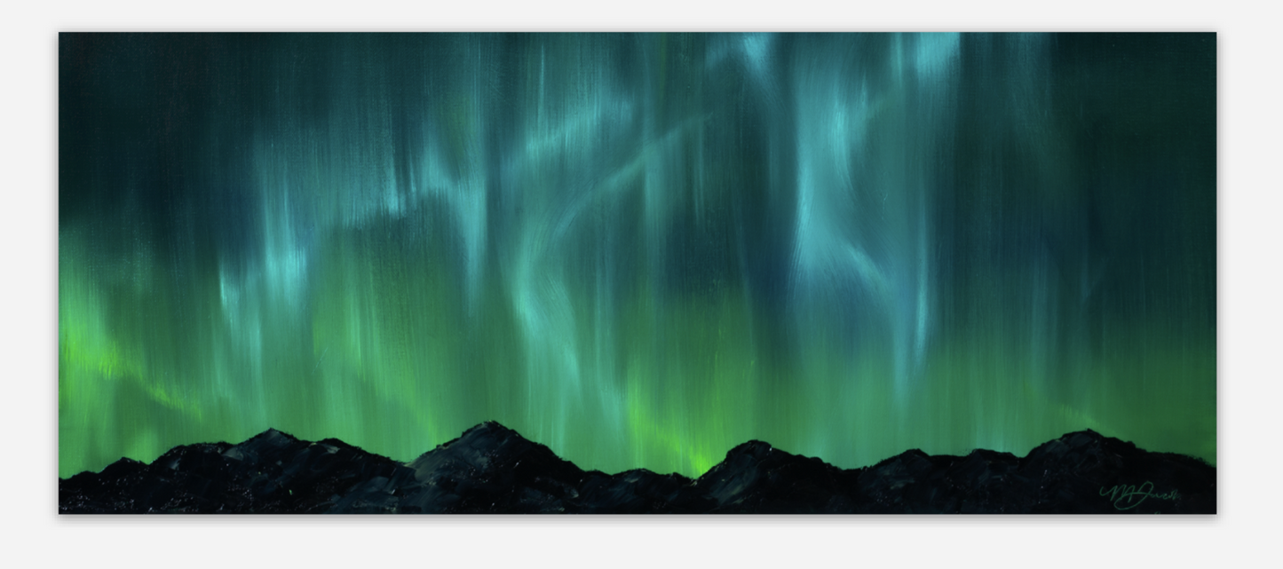 Northern Lights Large Vinyl Sticker