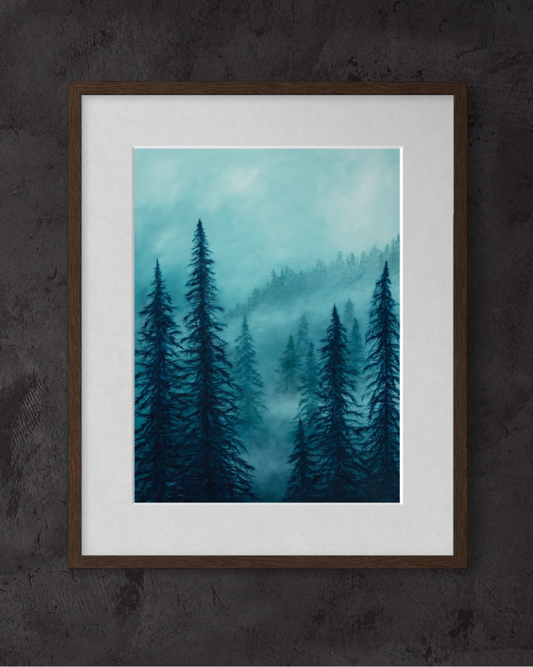 “Of Fog and Forest” Misty Forest Fine Art Print