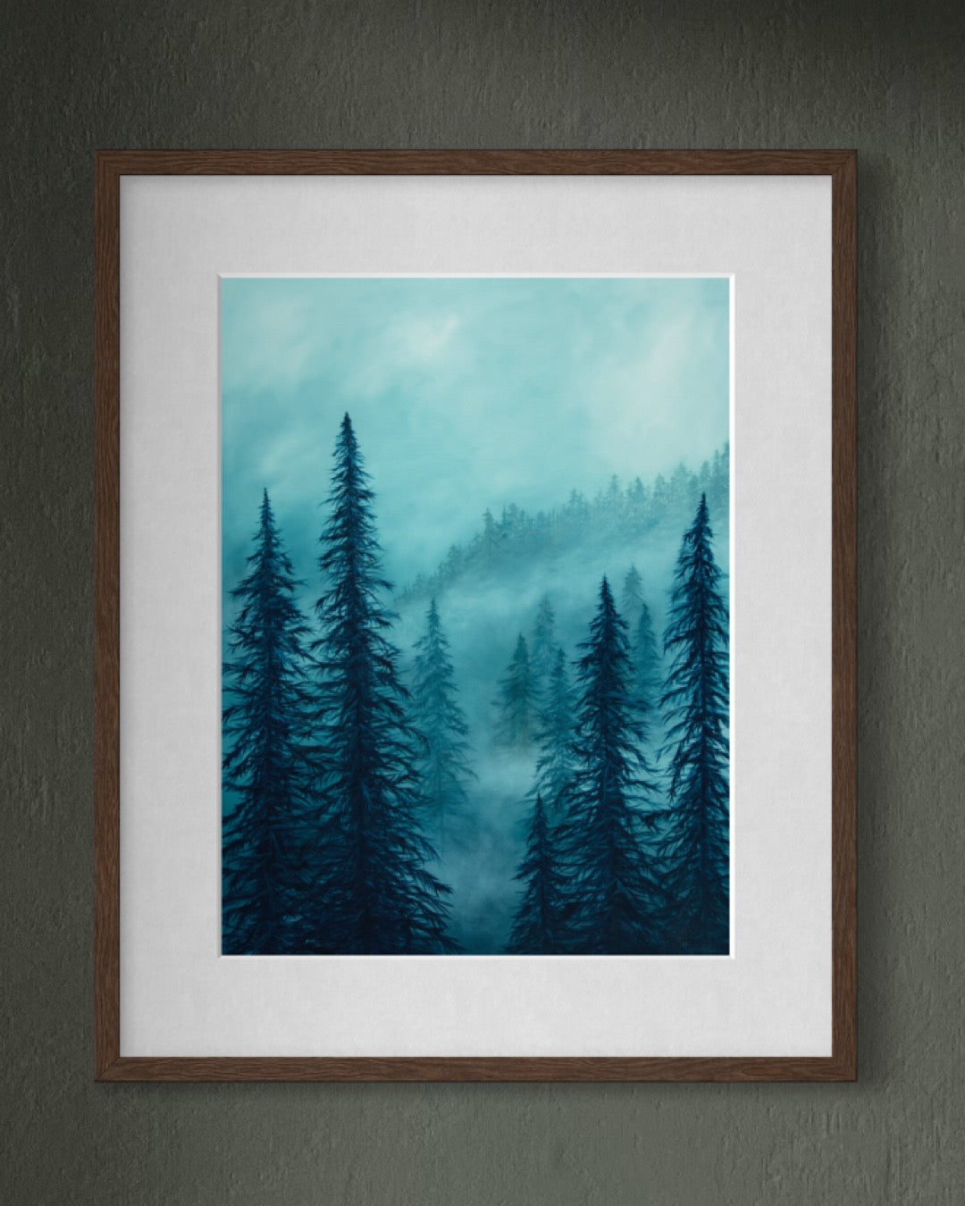 “Of Fog and Forest” Misty Forest Fine Art Print
