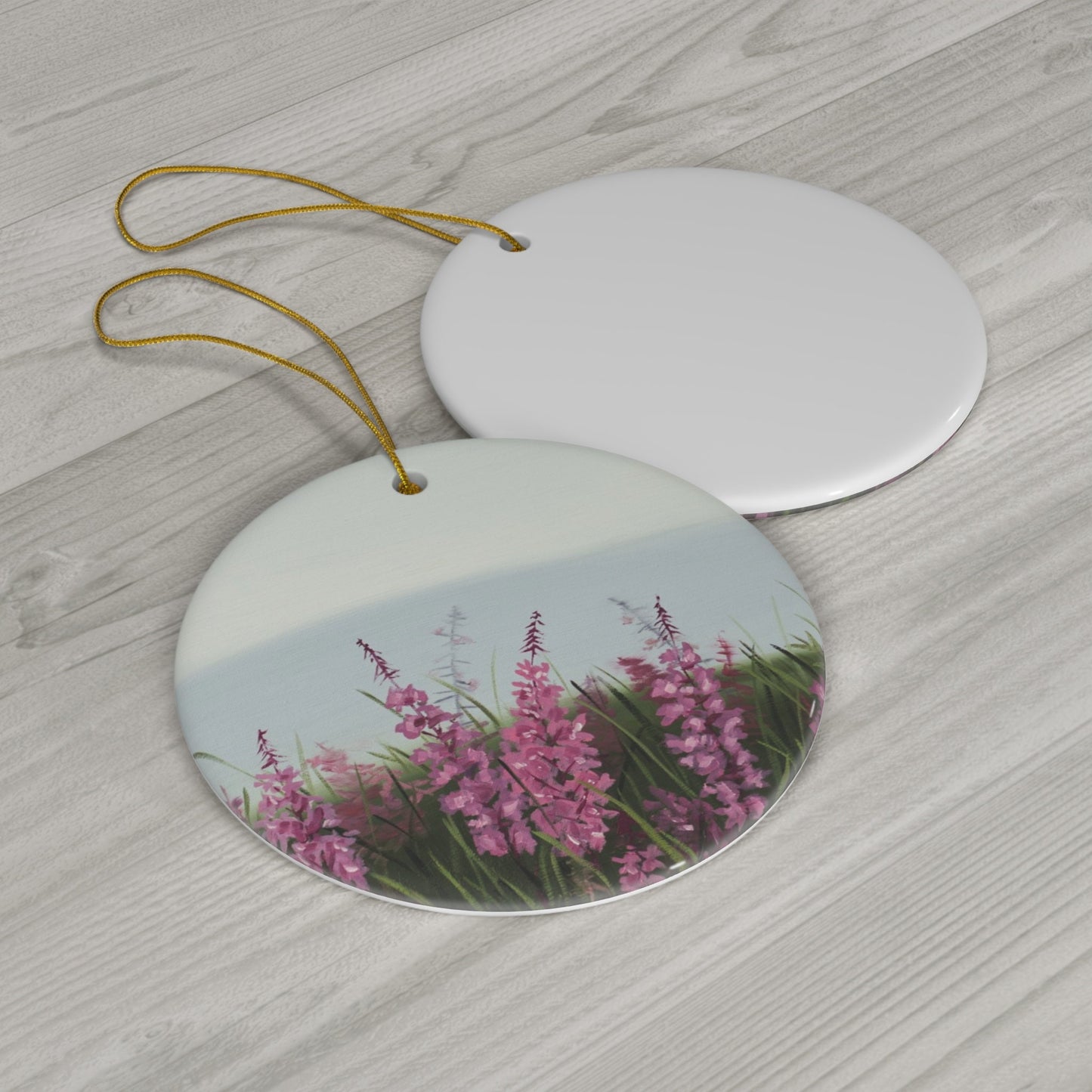Fireweed Alaska Ornament