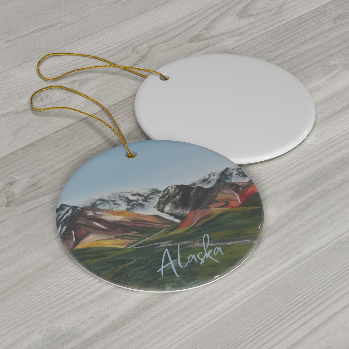 Denali Polychrome Pass Alaska Ornament