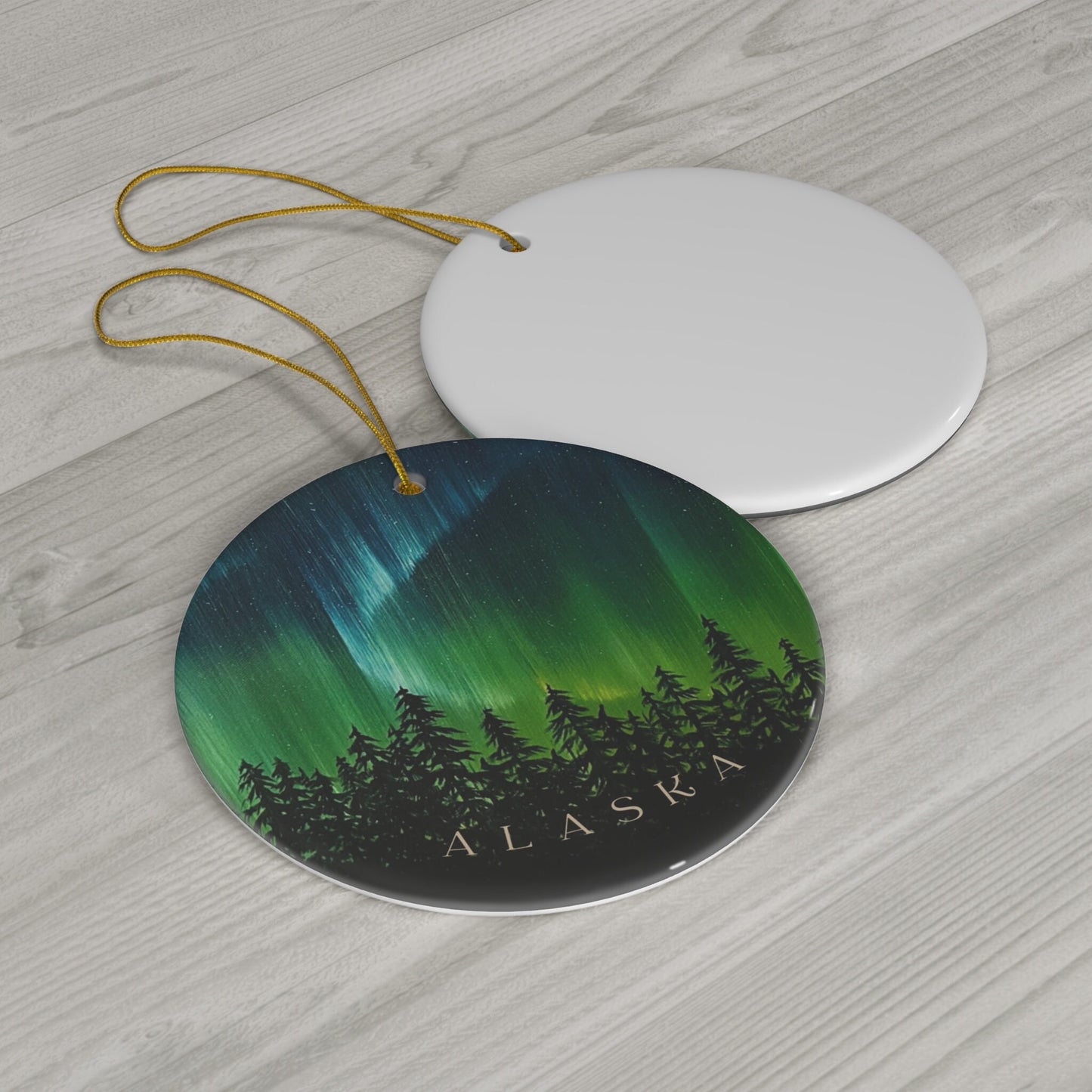 Northern Lights Alaska Aurora Borealis Ornament