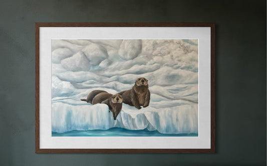 Otter Space Fine Art Print
