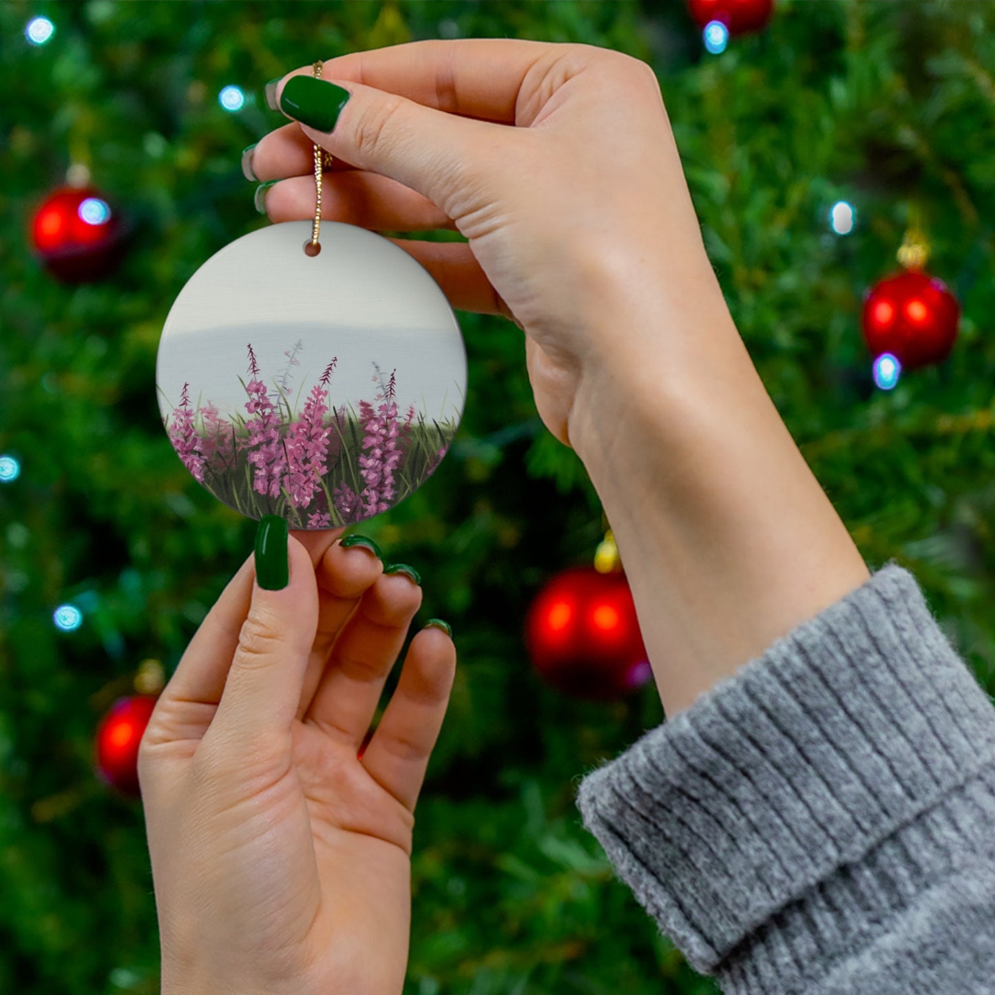 Fireweed Alaska Ornament