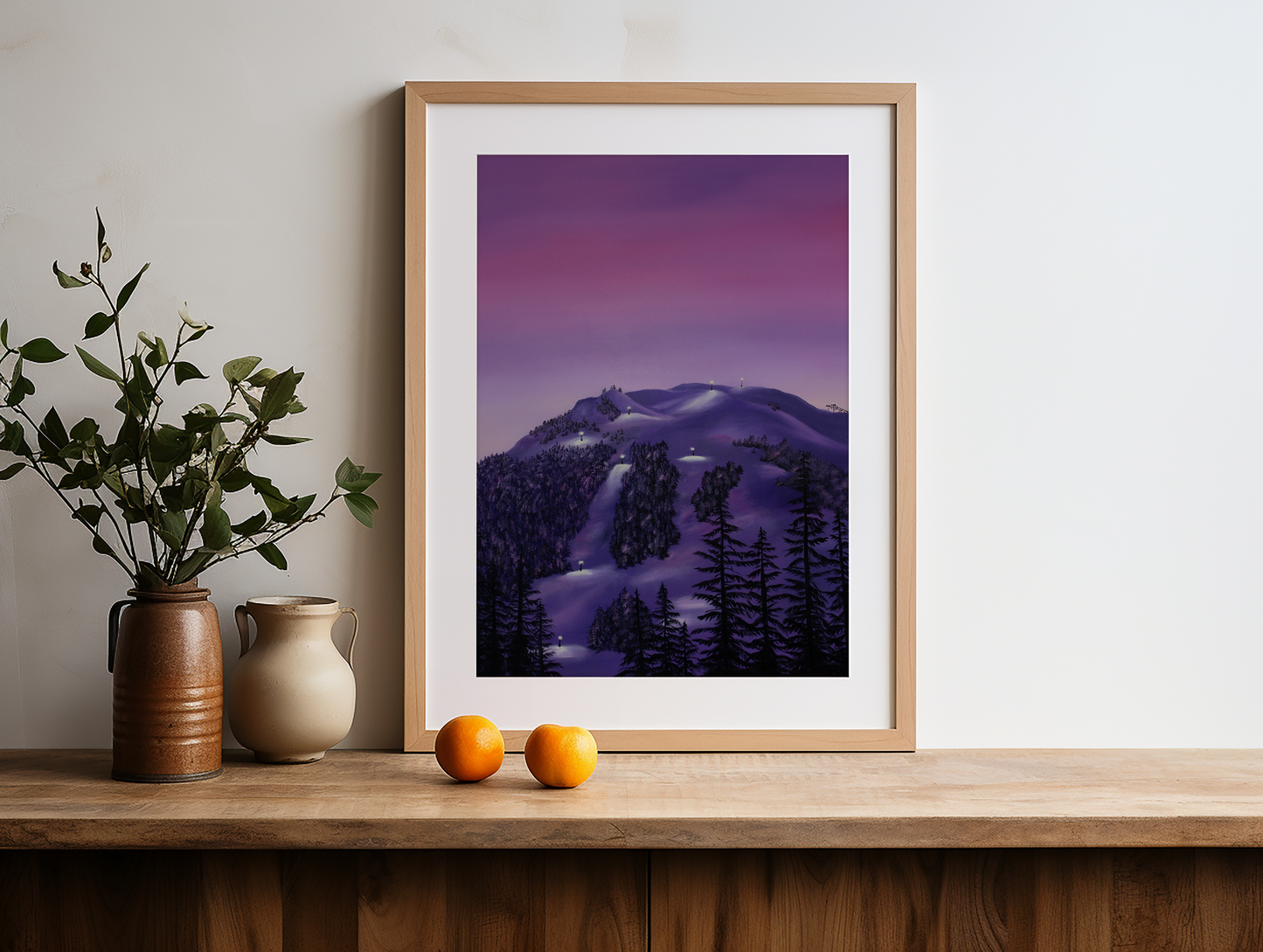 Alyeska Ski Resort Alaska Fine Art Print