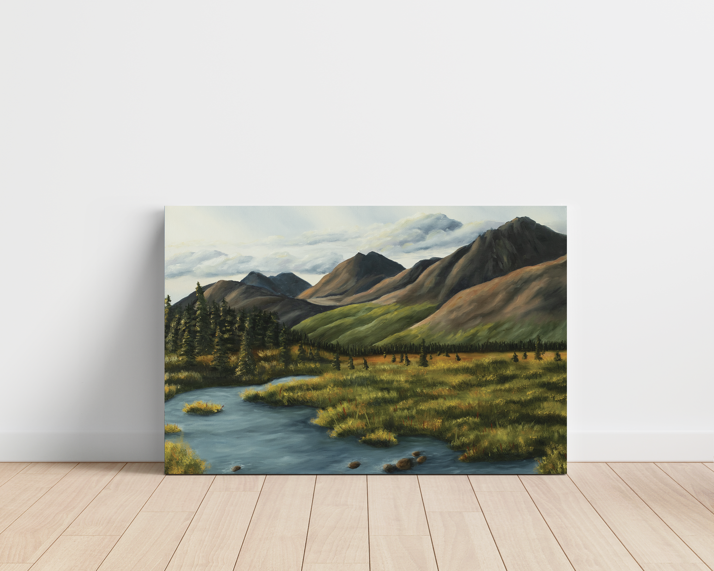 Alaska Autumn River CANVAS PRINT