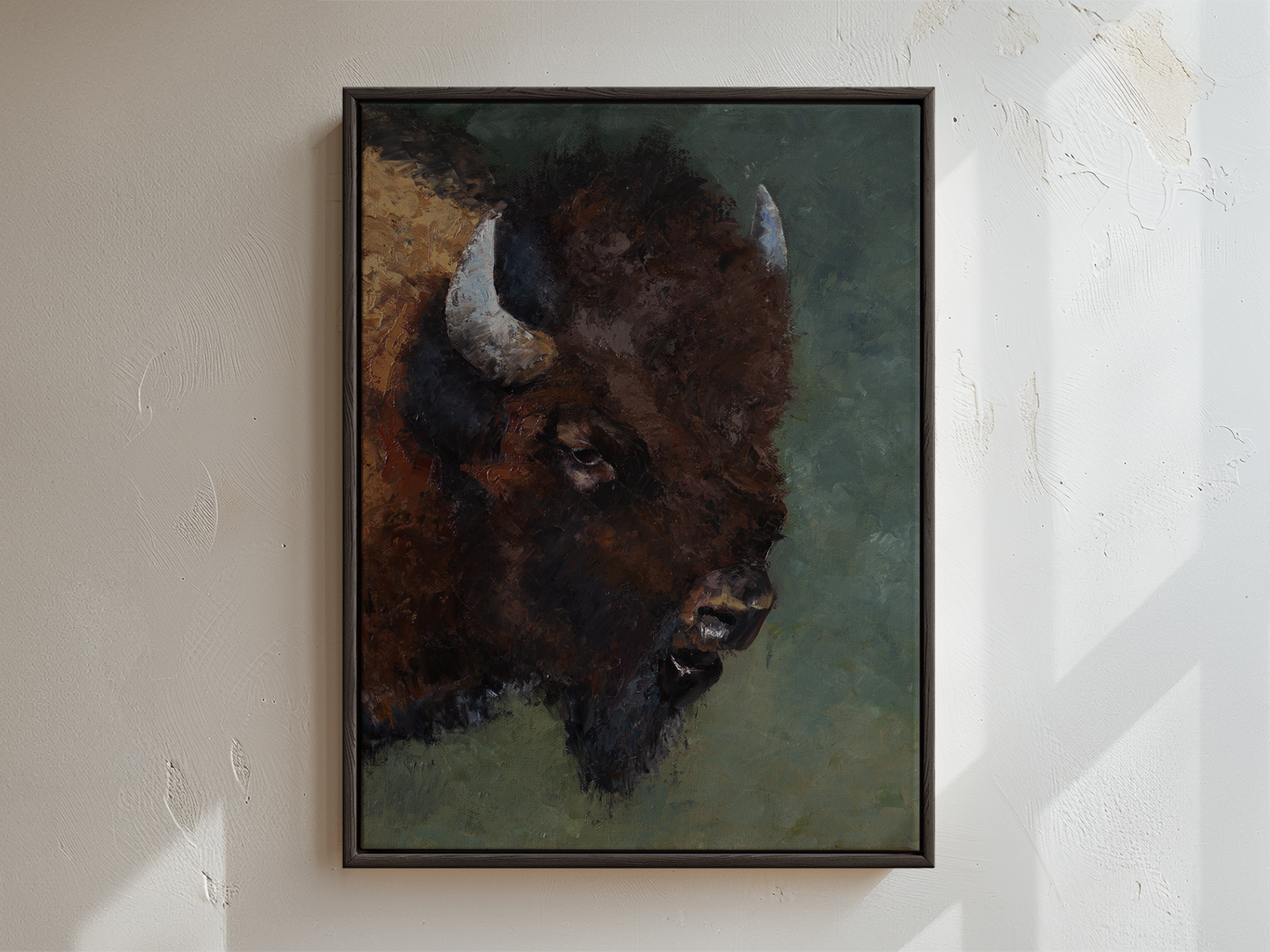 The Bison CANVAS PRINT