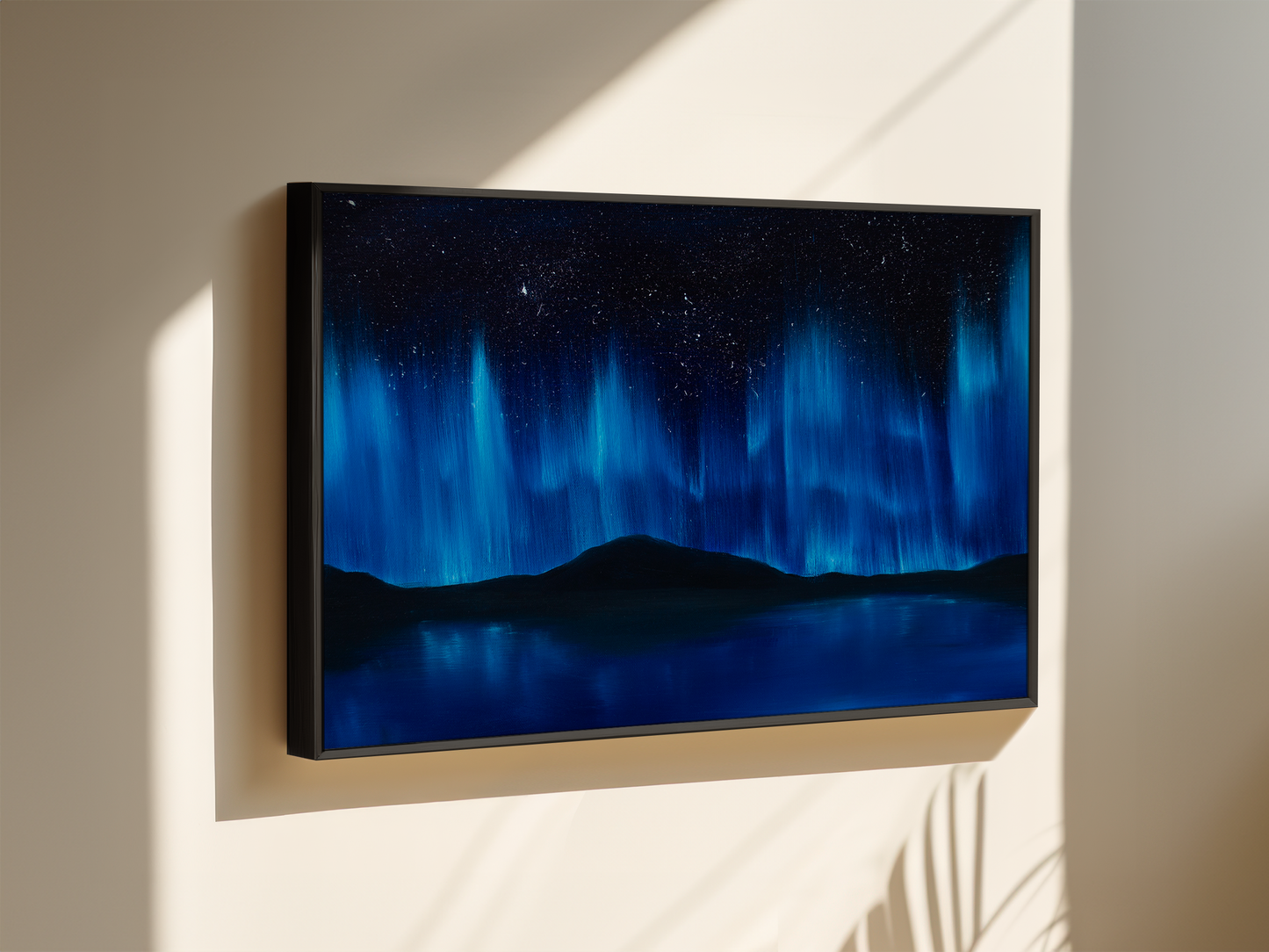 Blue Northern Lights CANVAS PRINT