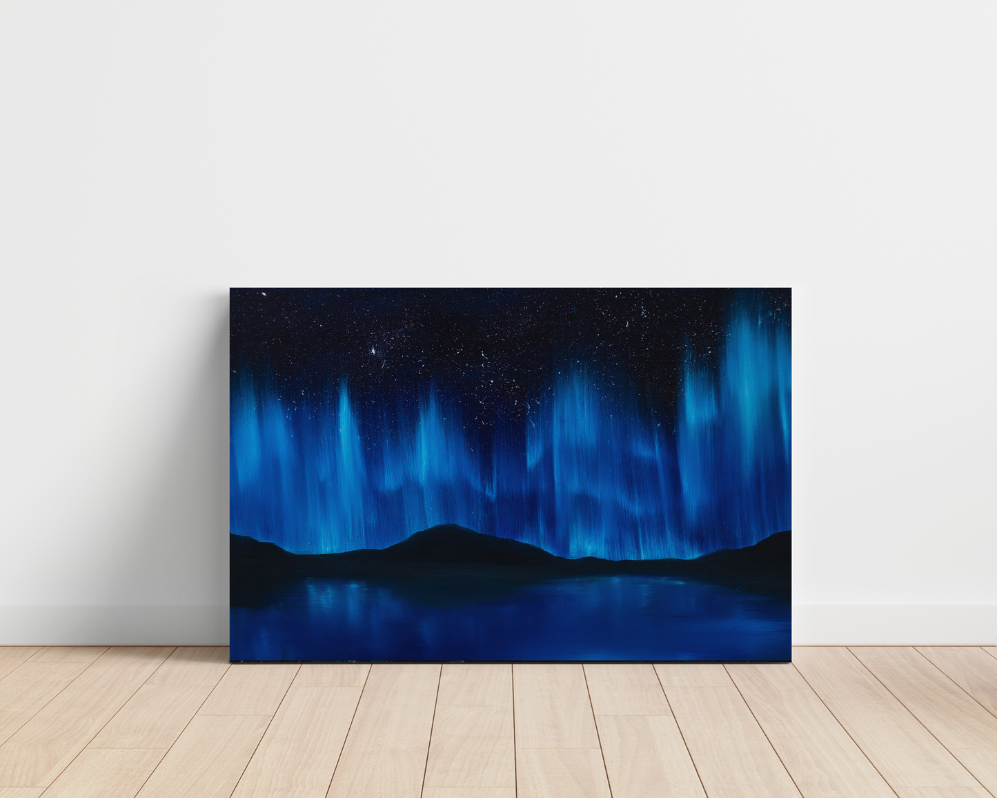 Blue Northern Lights CANVAS PRINT