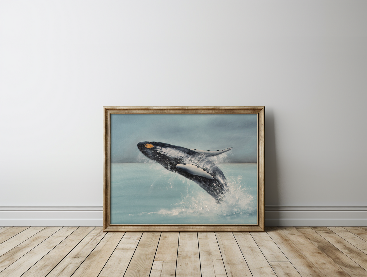 Breeching Whale Fine Art Print