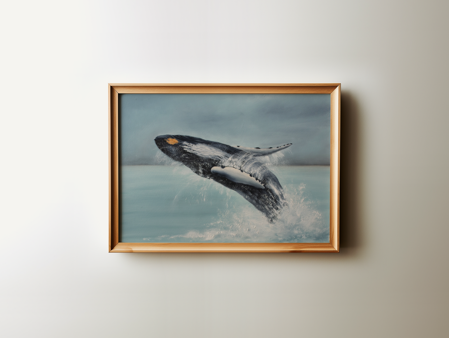 Breeching Whale Fine Art Print