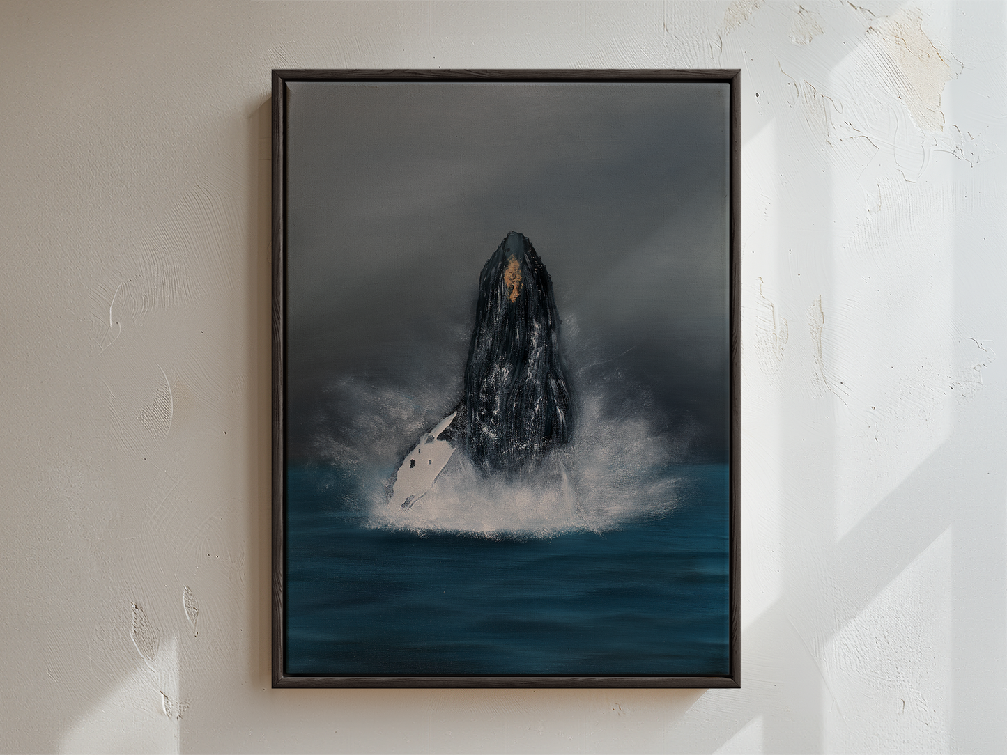 Breeching Whale CANVAS PRINT