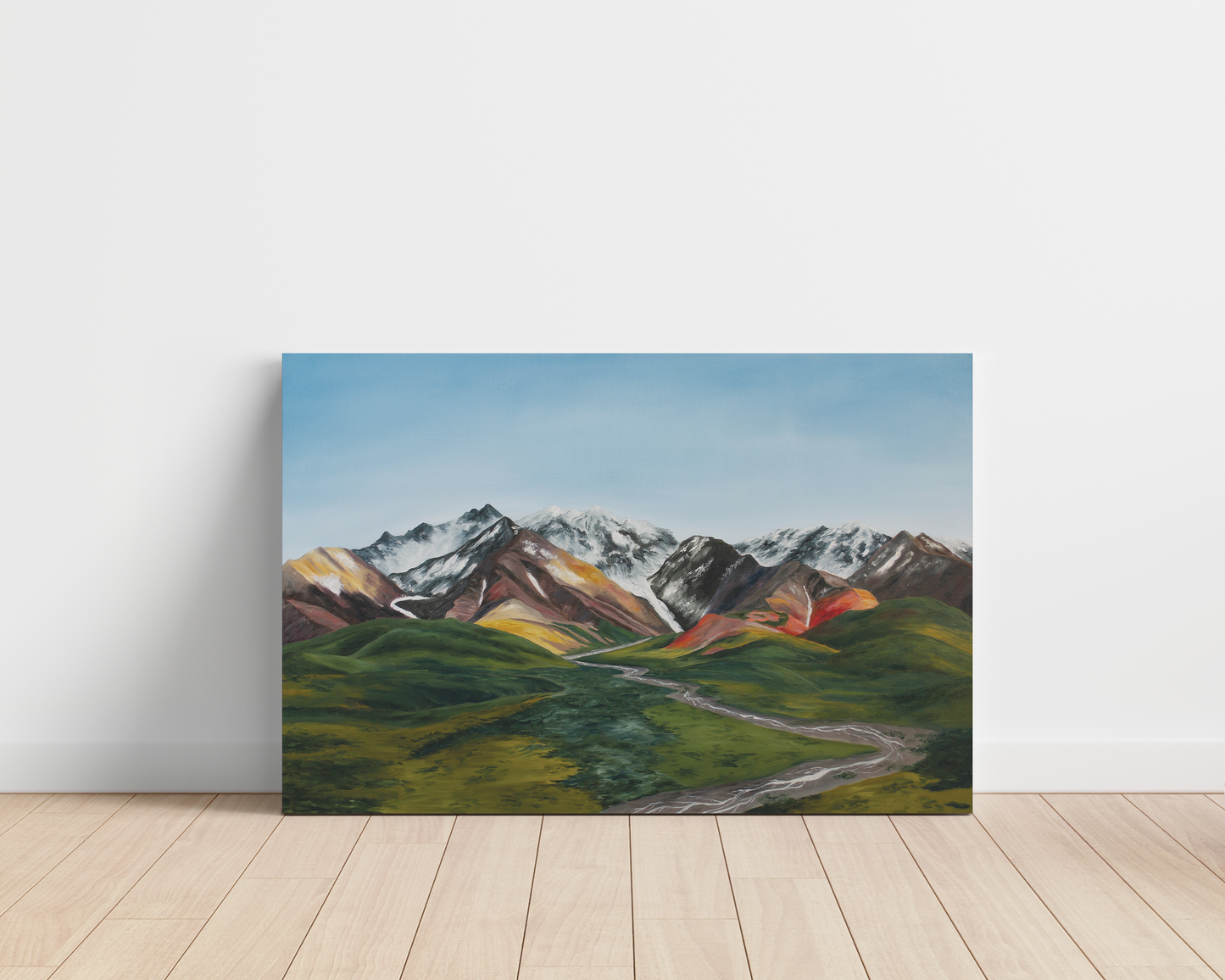 Denali Mountains Alaska CANVAS PRINT