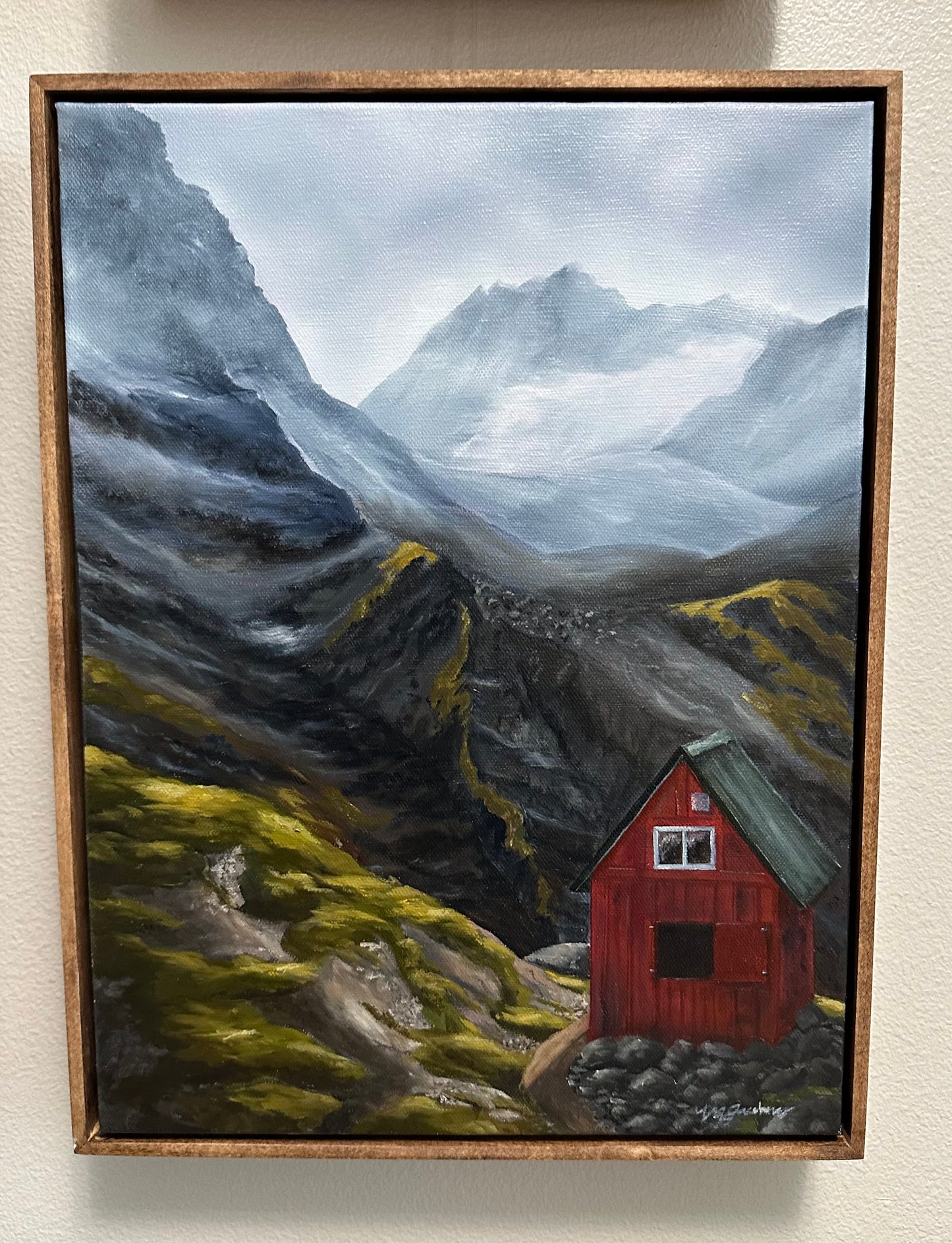 Cabin in the Mountains CANVAS PRINT