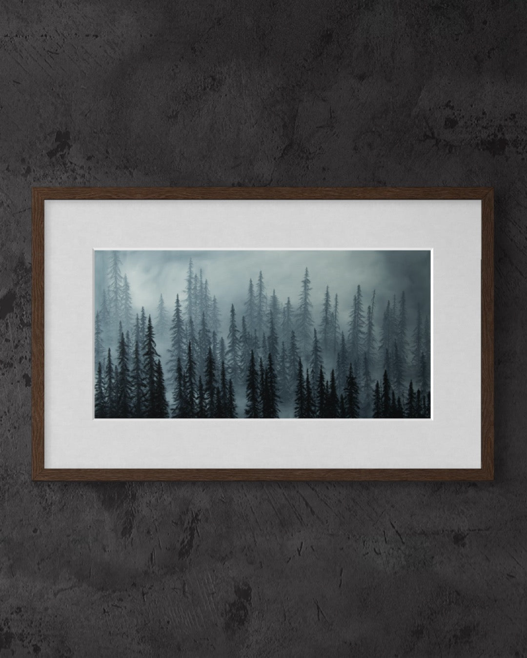 “Sound of Silence” Misty Forest Fine Art Print