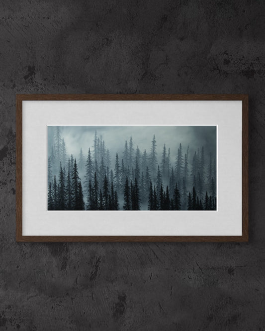 “Sound of Silence” Misty Forest Fine Art Print