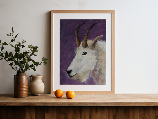 Mountain Goat Fine Art Print