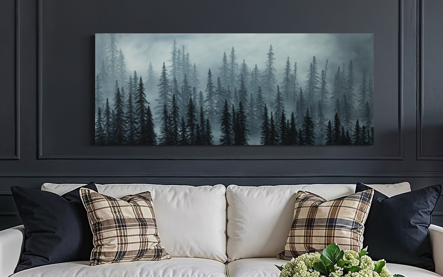 "Sound of Silence" Misty Forest CANVAS PRINT