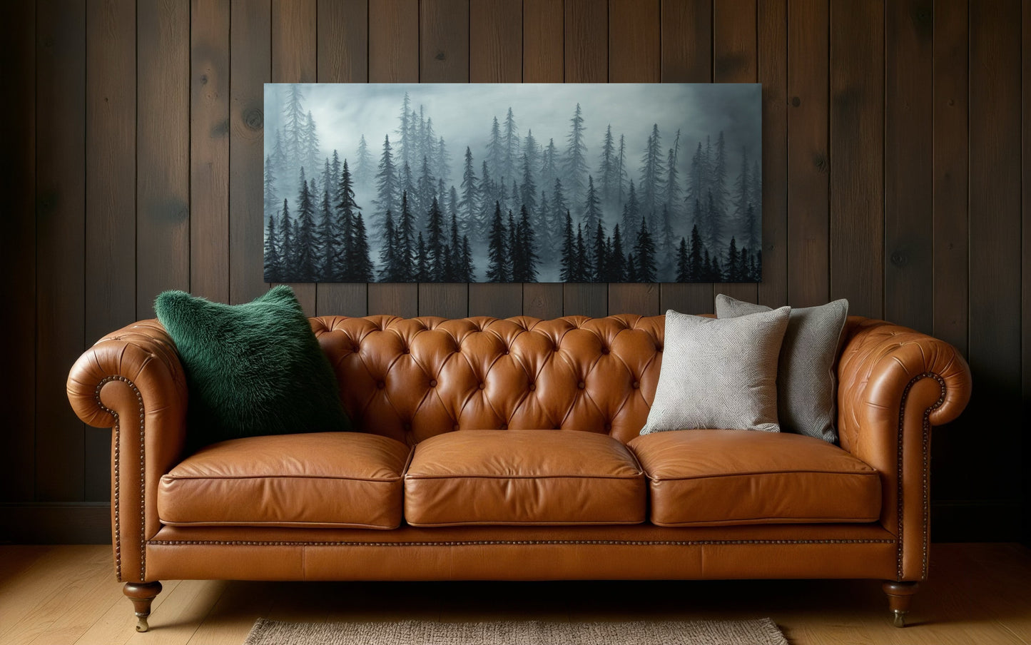 "Sound of Silence" Misty Forest CANVAS PRINT