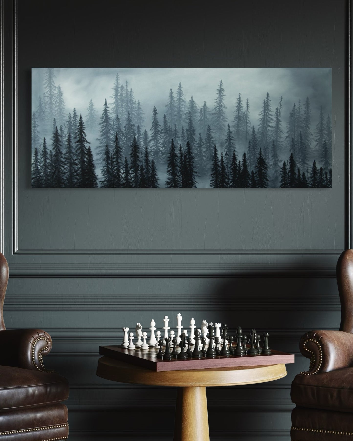 "Sound of Silence" Misty Forest CANVAS PRINT
