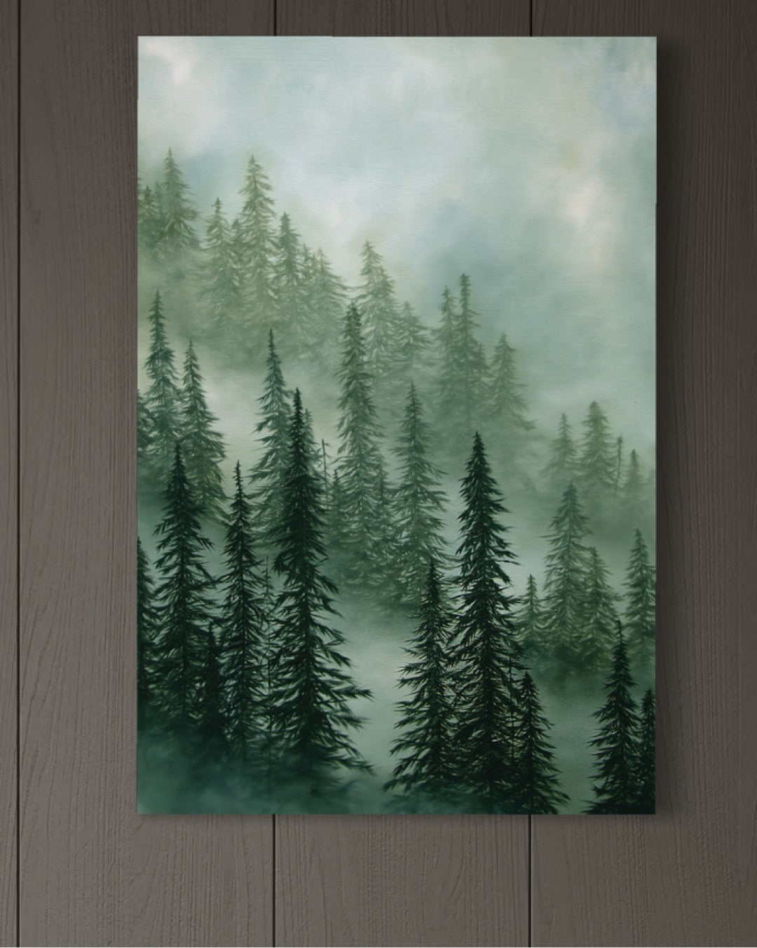 "Where the Mist Gathers" CANVAS PRINT