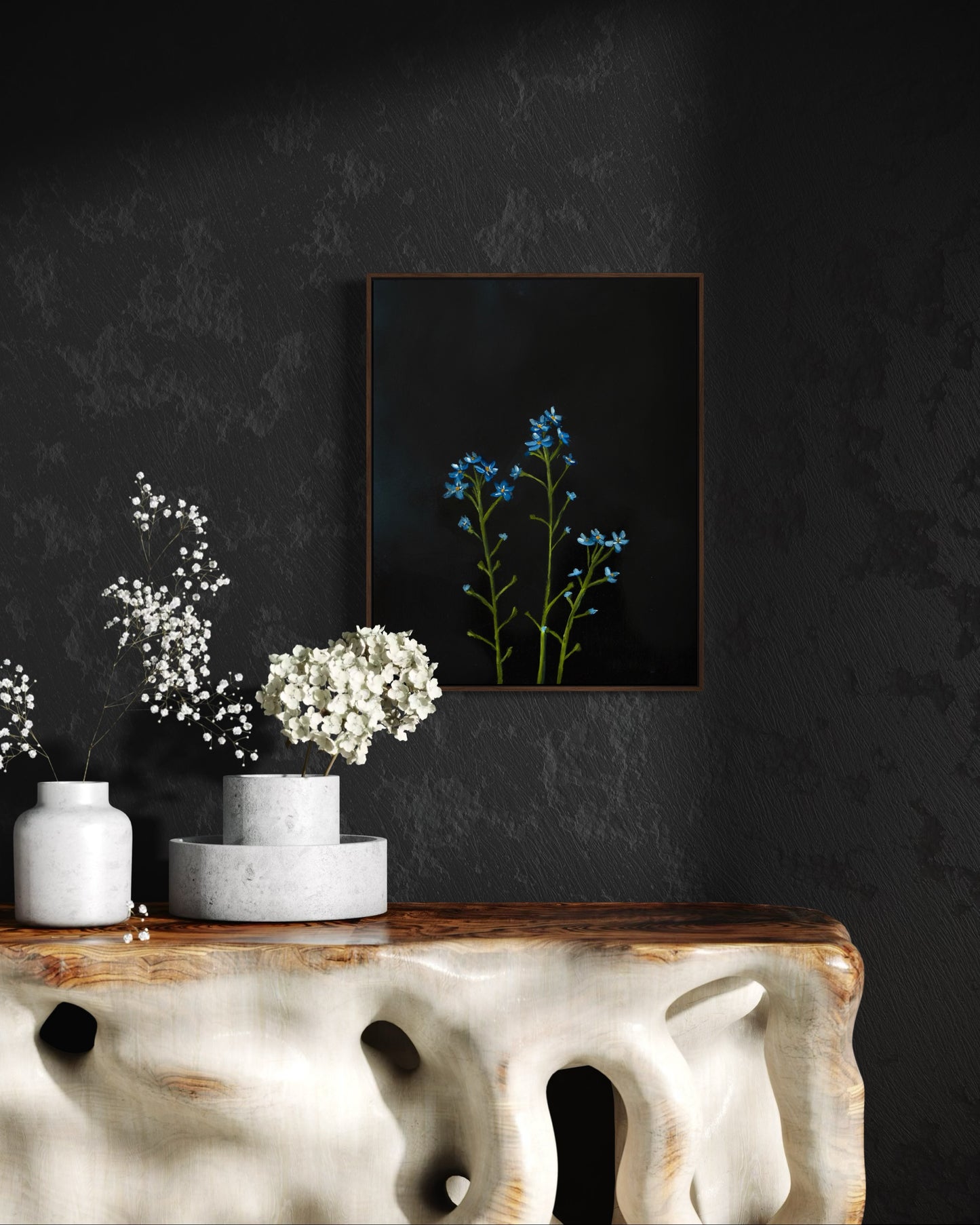 "Forget-Me-Nots" Original Oil Painting