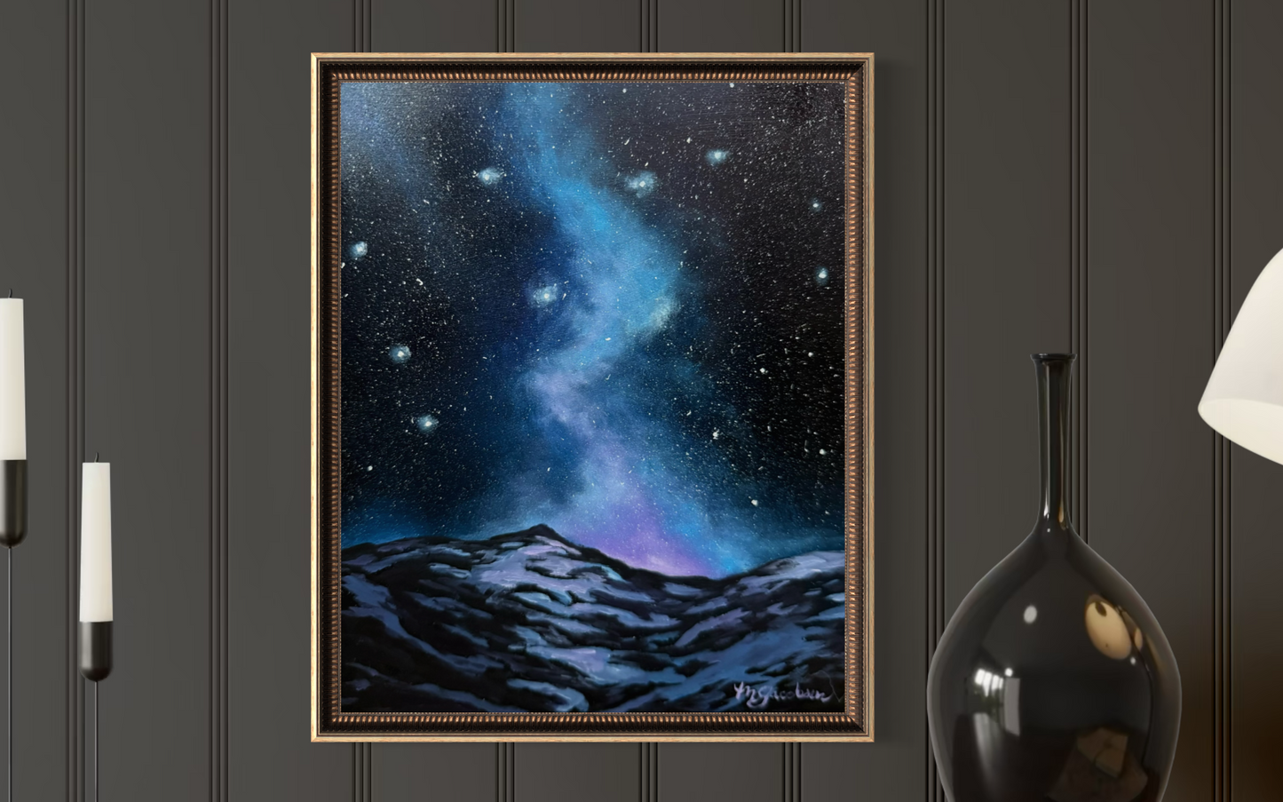 "Cosmic Sky" Original Oil Painting