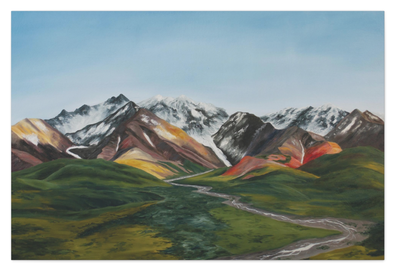 Denali Mountains Alaska CANVAS PRINT