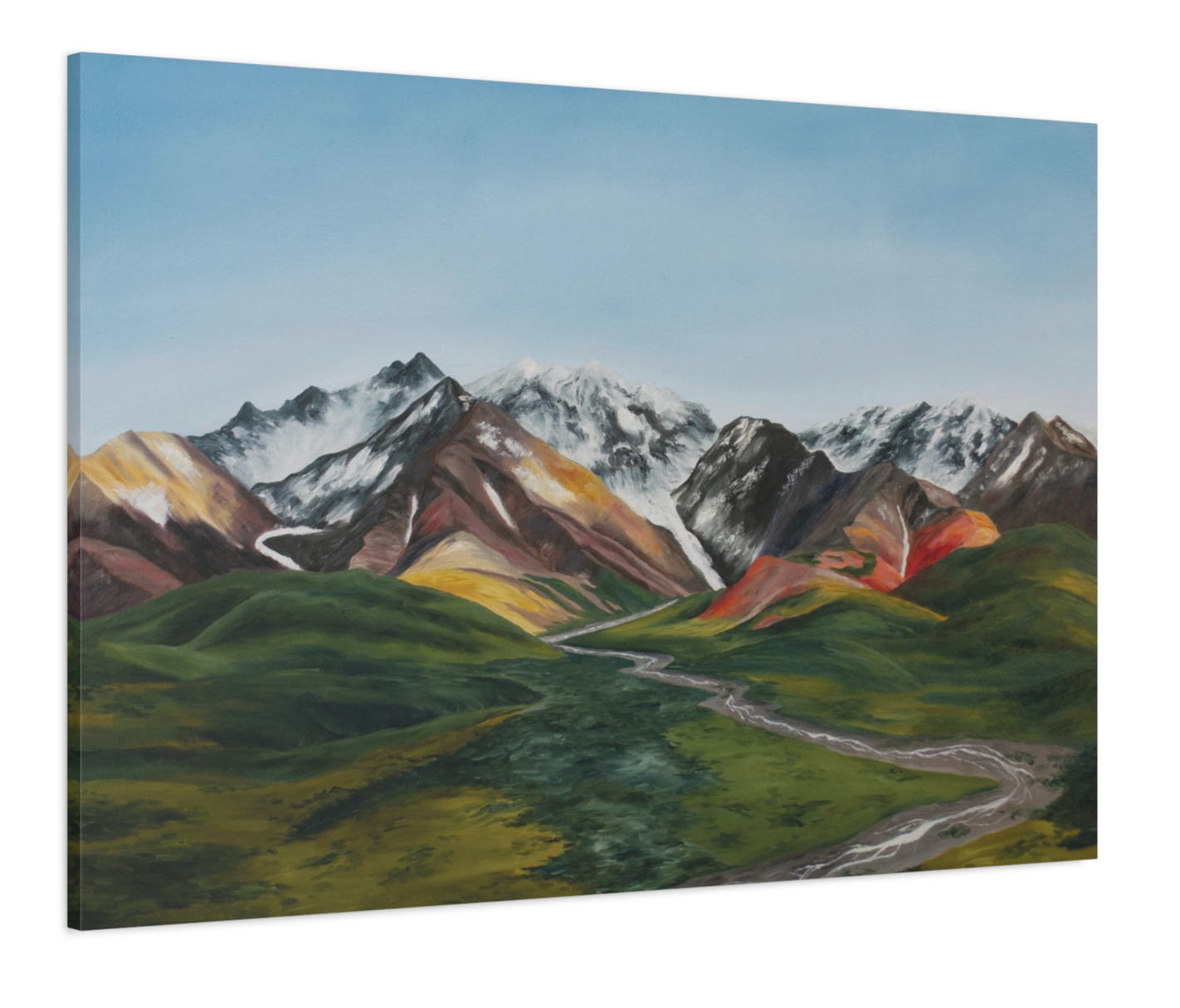 Denali Mountains Alaska CANVAS PRINT