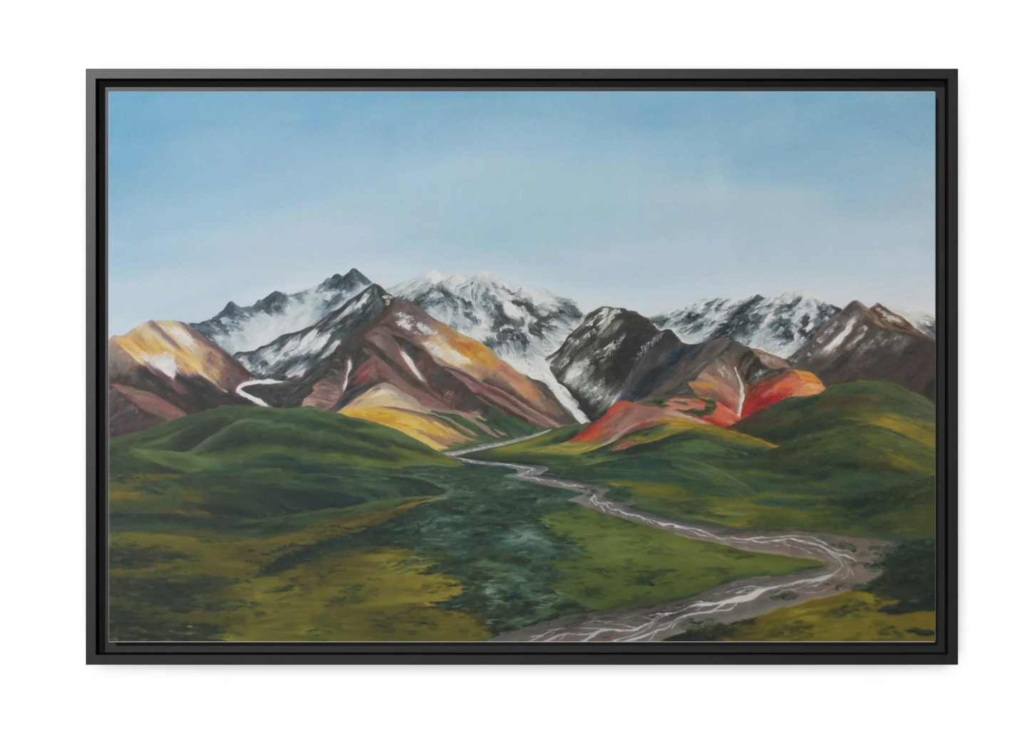 Denali Mountains Alaska CANVAS PRINT