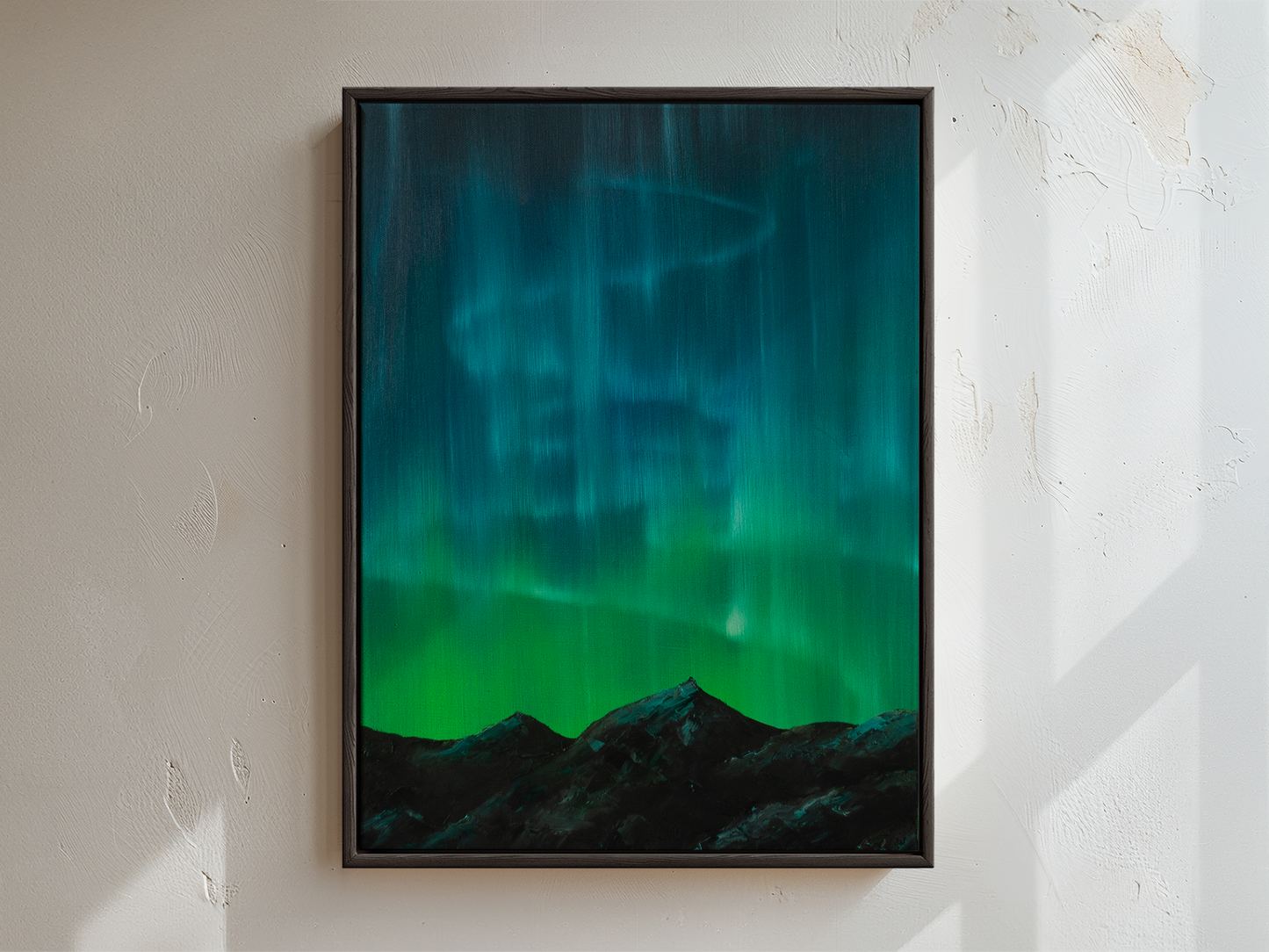 Vertical Northern Lights CANVAS PRINT