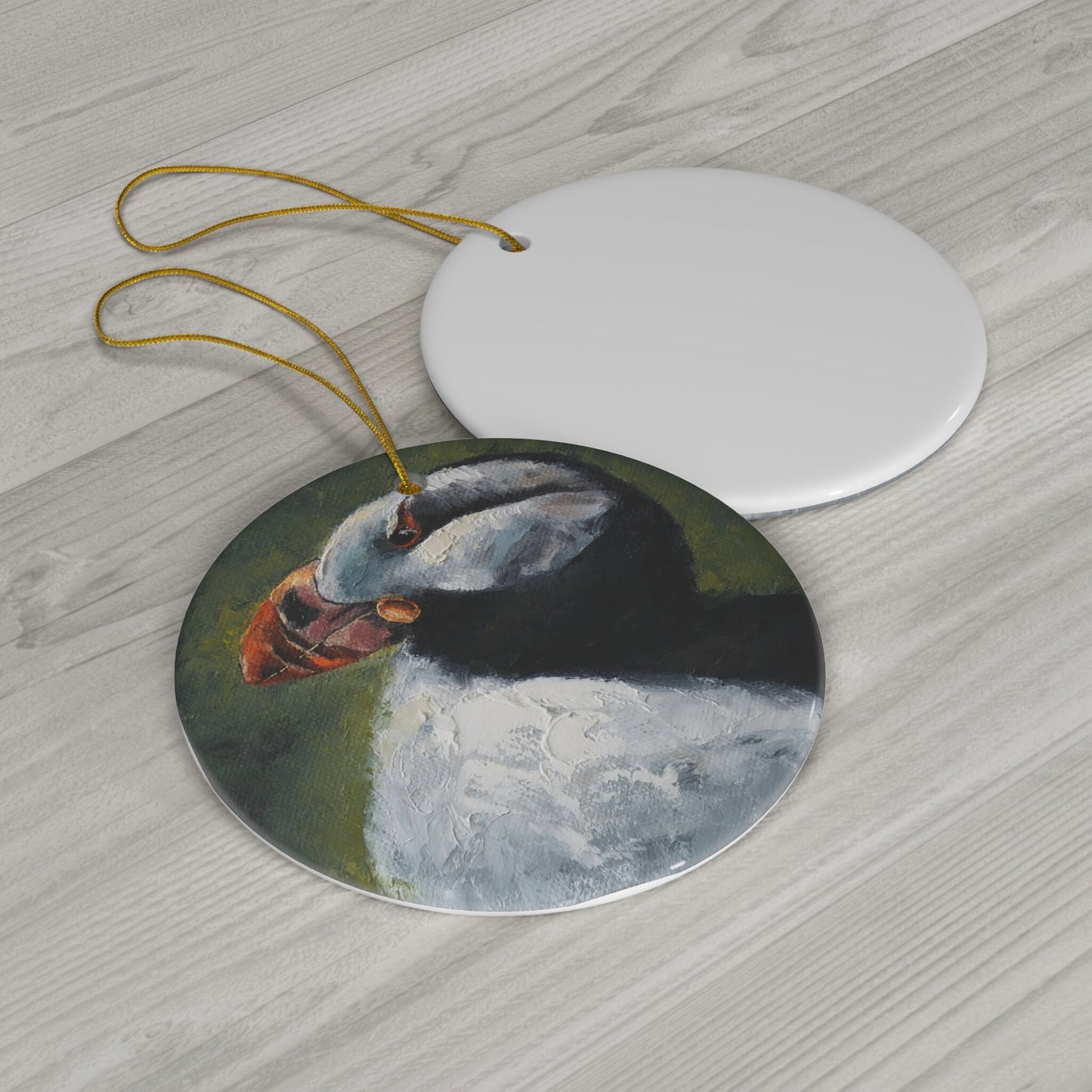 Puffin Bird Alaskan Wildlife Christmas Ornament