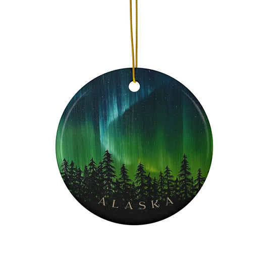 Northern Lights Alaska Aurora Borealis Ornament